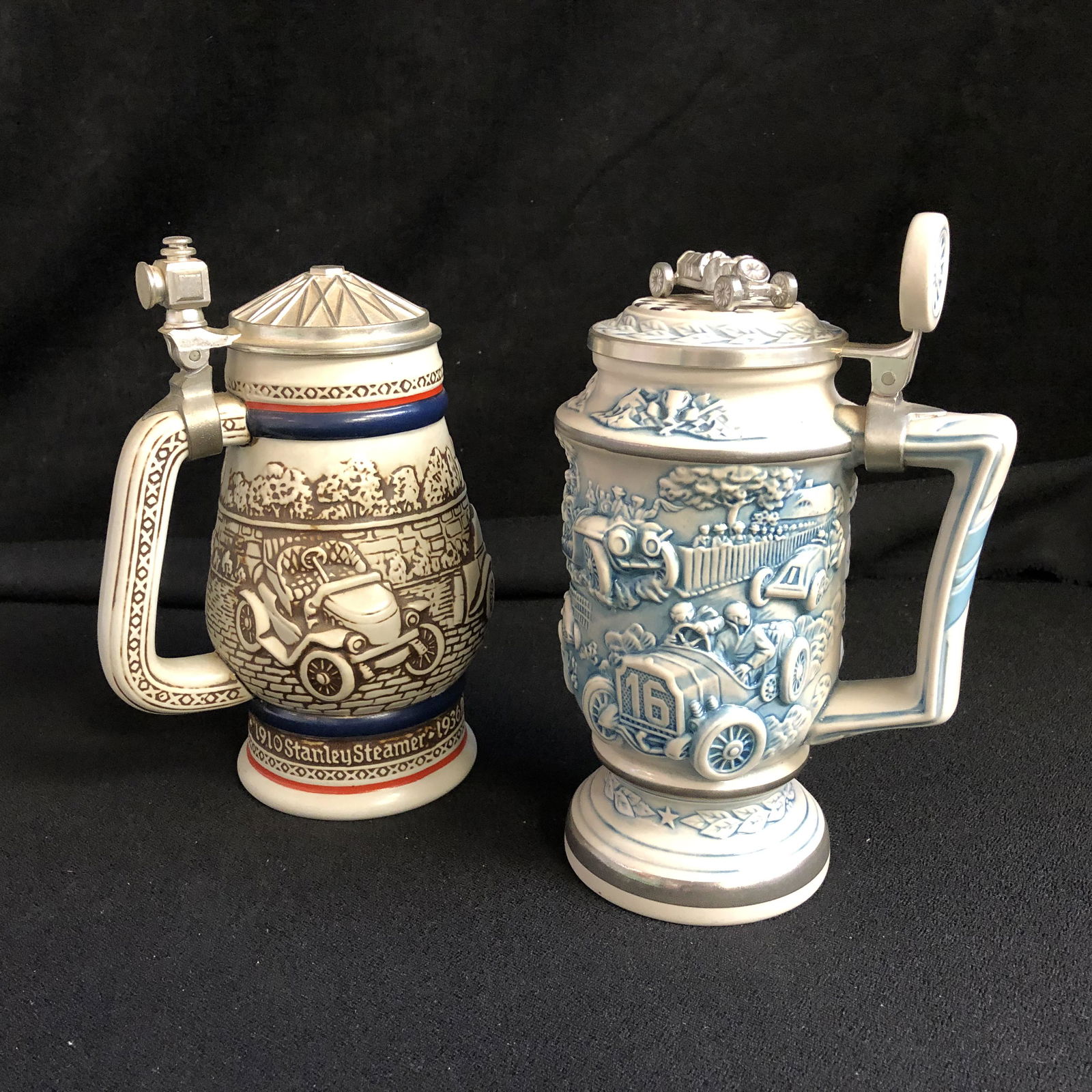 VINTAGE COLLECTIBLE AVON STEINS LOT (1 of 2)