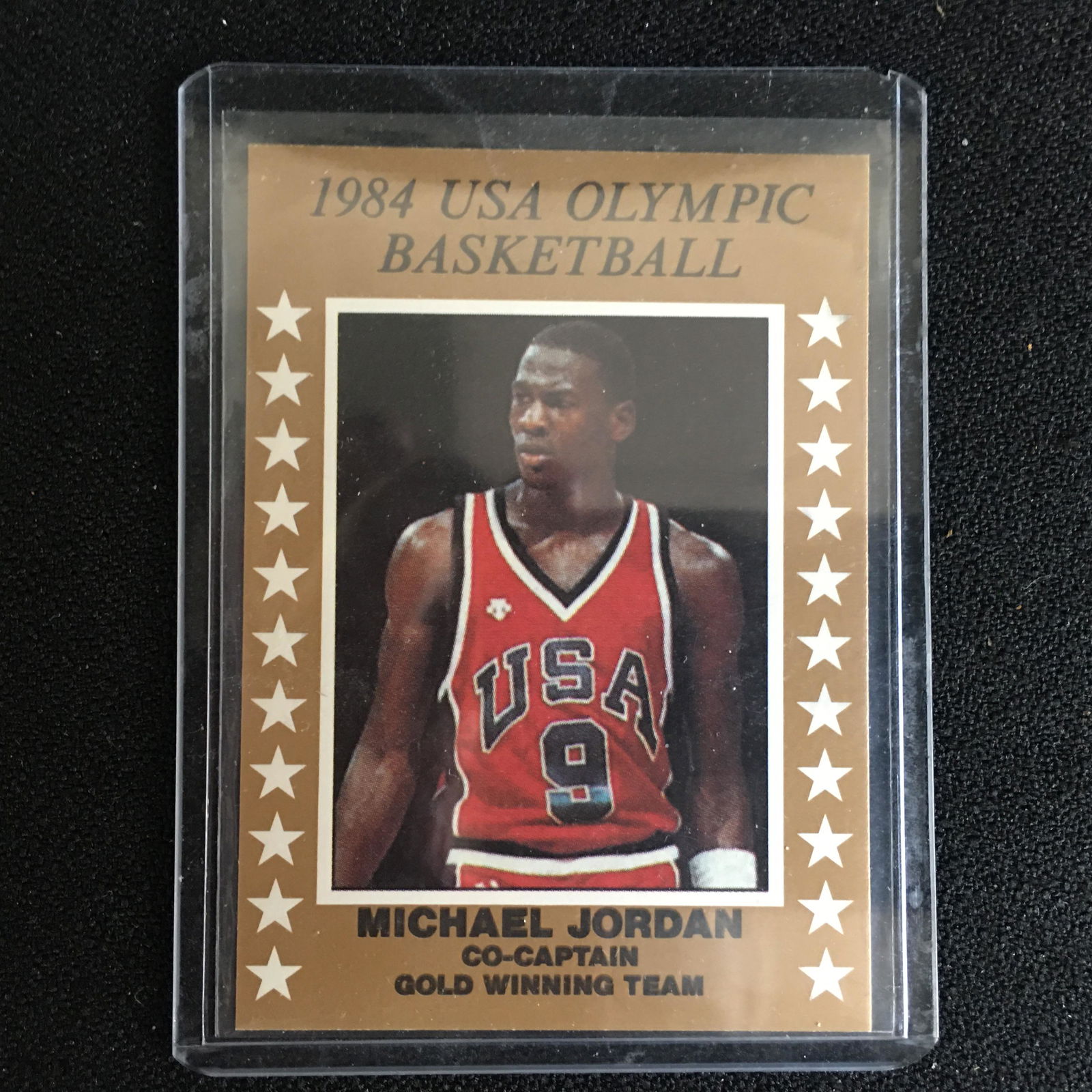 1984 Michael Jordan USA Olympic Basketball Gold Winning (1 of 1)