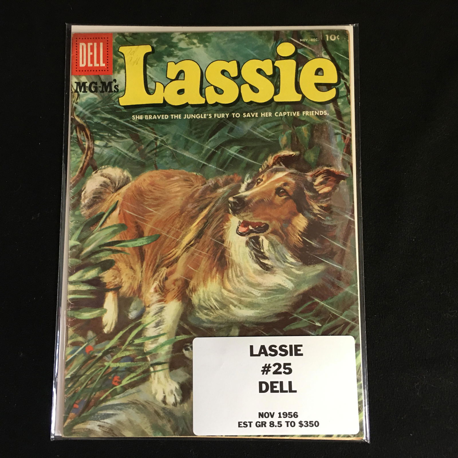 LASSIE #25 (DELL COMICS) 1956 (1 of 1)