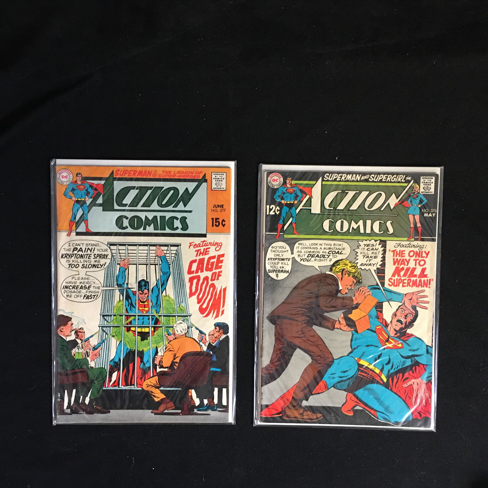 ACTION COMICS BOOK LOT (DC COMICS) #377/ #376 (1 of 1)