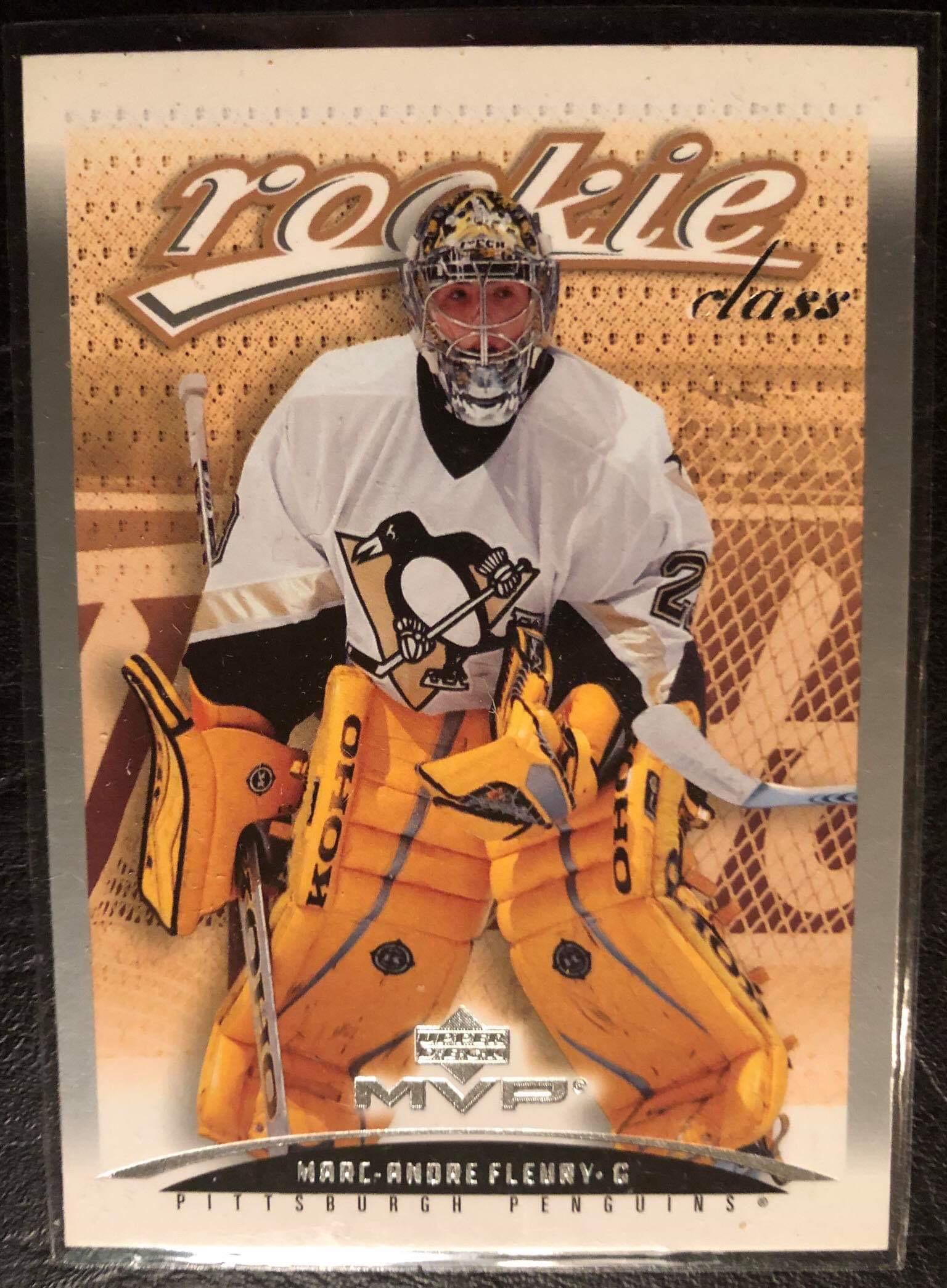 2003 UPPER DECK #461 MARC-ANDRE FLEURY ROOKIE CLASS (1 of 2)