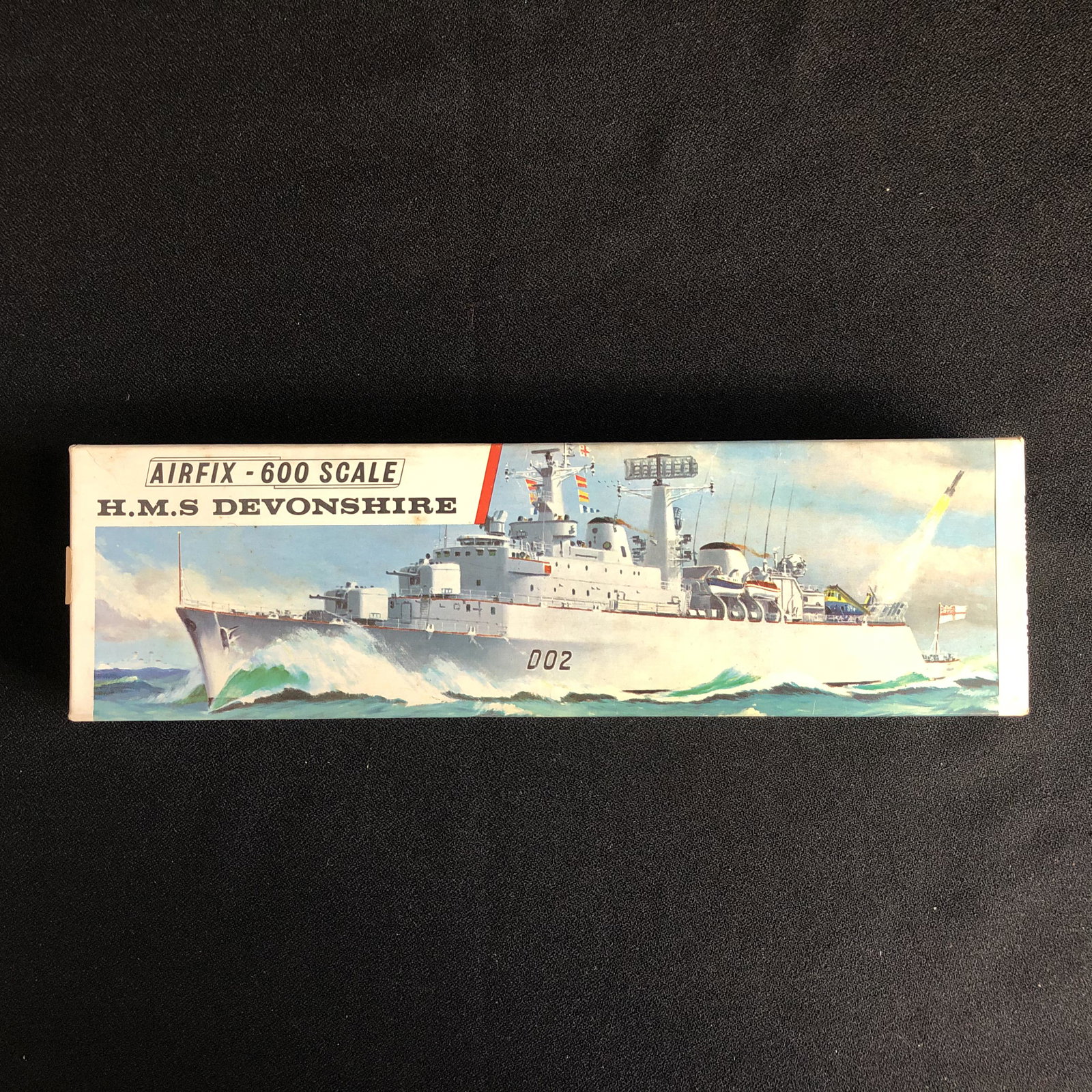 AIRFIX 600 SCALE H.M.S DEVONSHIRE UNASSEMBLED MODEL KIT: AIRFIX 600 SCALE H.M.S DEVONSHIRE UNASSEMBLED MODEL KIT