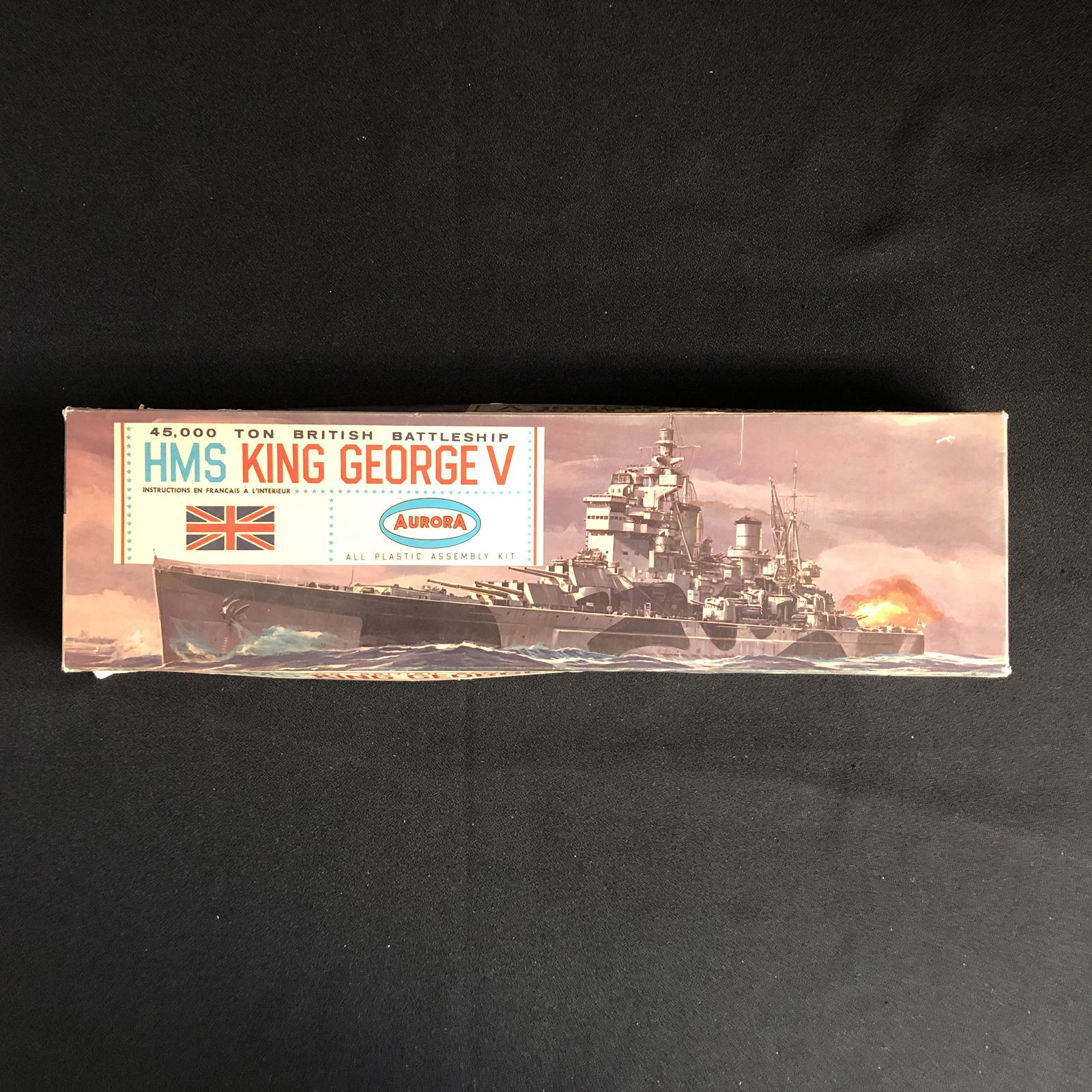 AURORA HMS KING GEORGE V (ALL PLASTIC ASSEMBLY KIT) (1 of 2)
