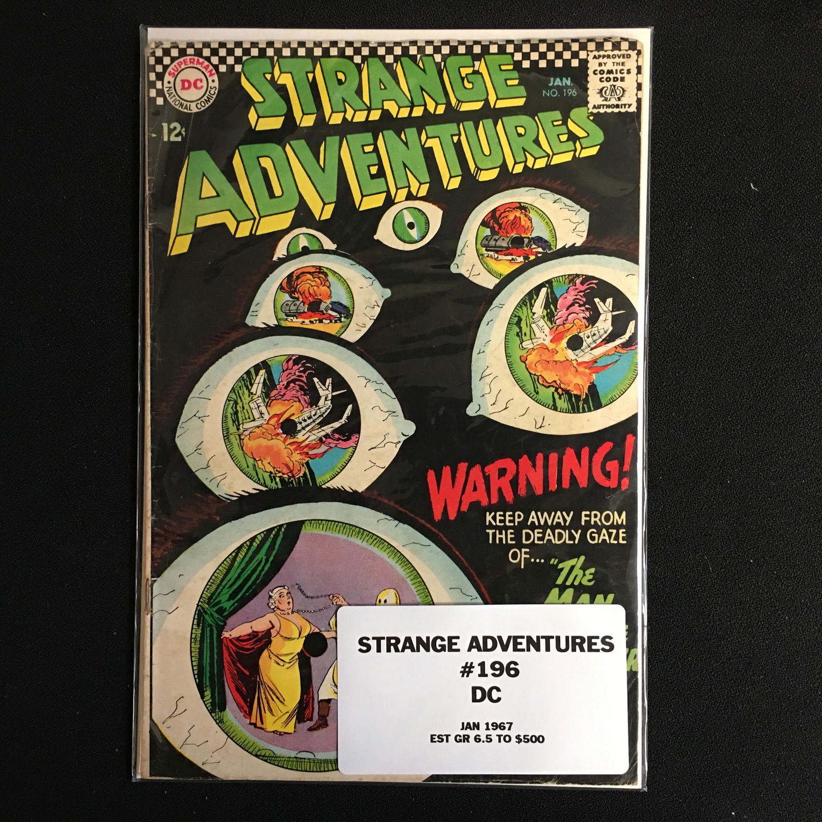 STRANGE ADVENTURES #196 (DC COMICS) 1967 (1 of 1)