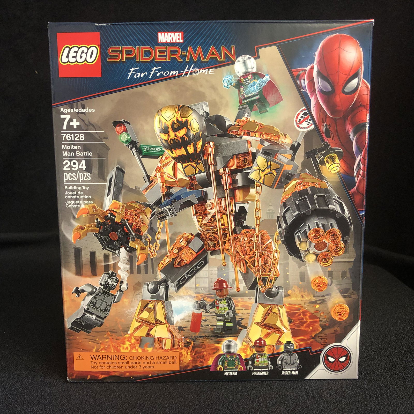 LEGO 76128 Marvel Spider-Man Far From Home Molten Man (1 of 1)