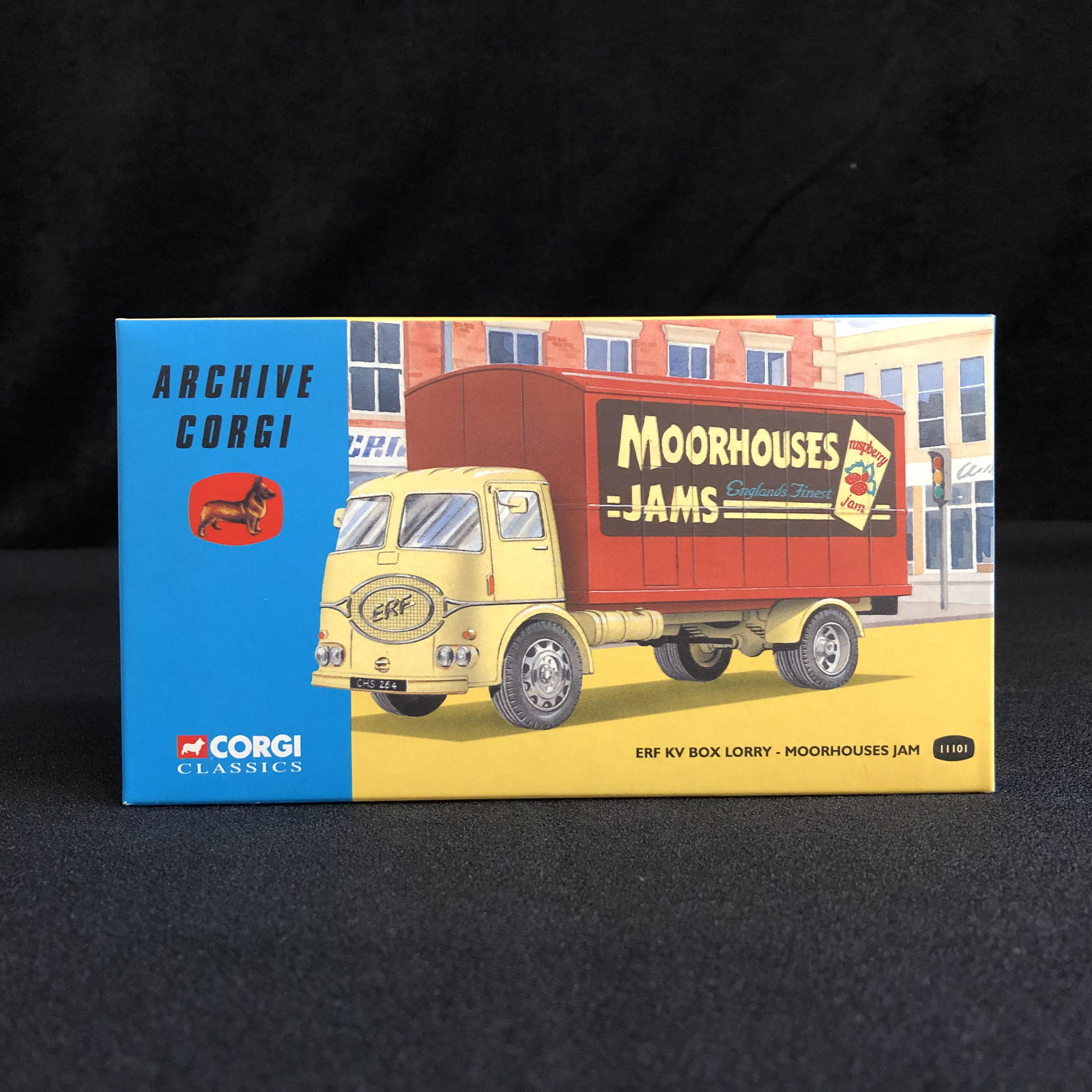 CORGI ARCHIVE 11101 MOORHOUSES JAM ERF KV BOX LORRY LTD (1 of 2)