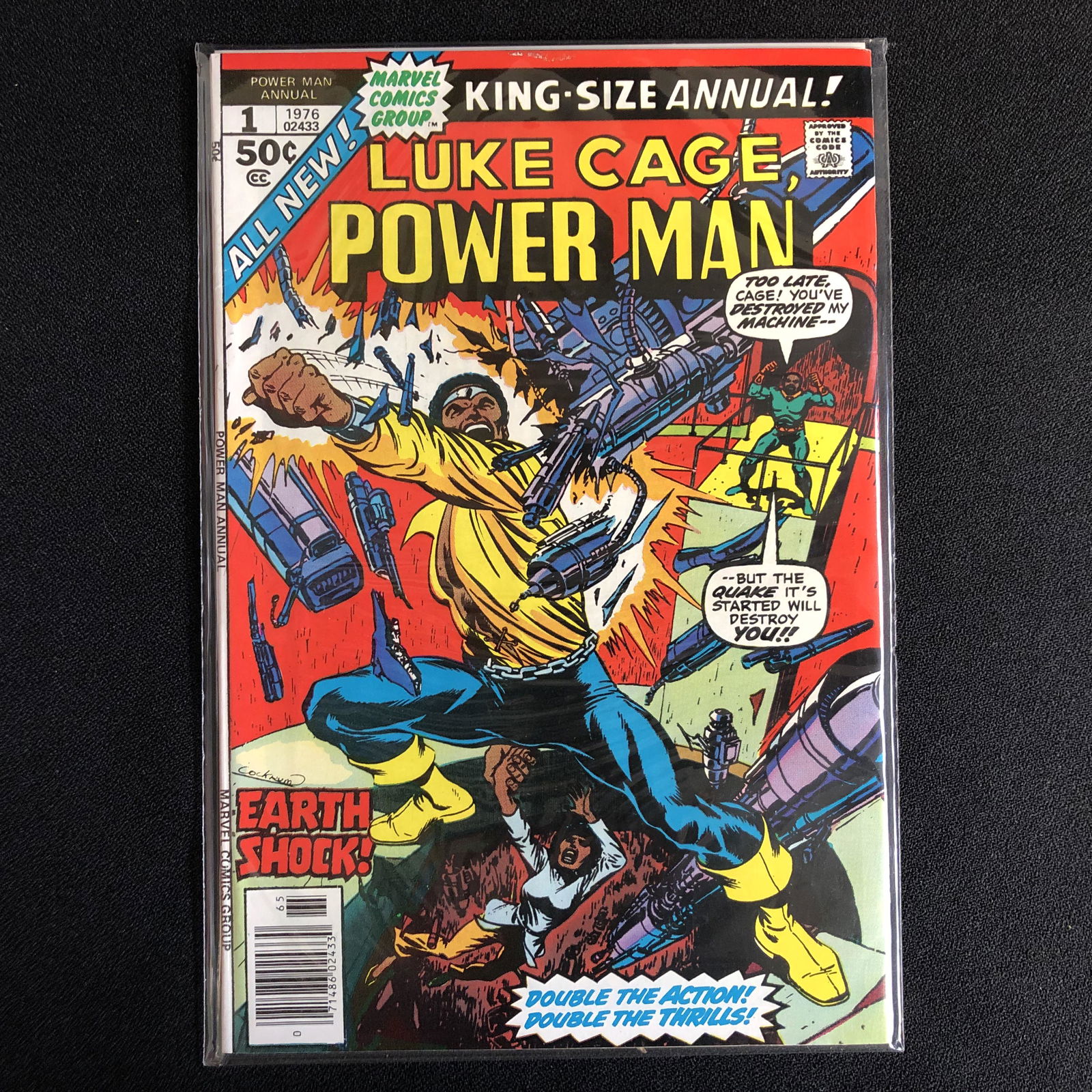 LUKE CAGE POWER MAN #1 (MARVEL COMICS) KING-SIZE (1 of 1)