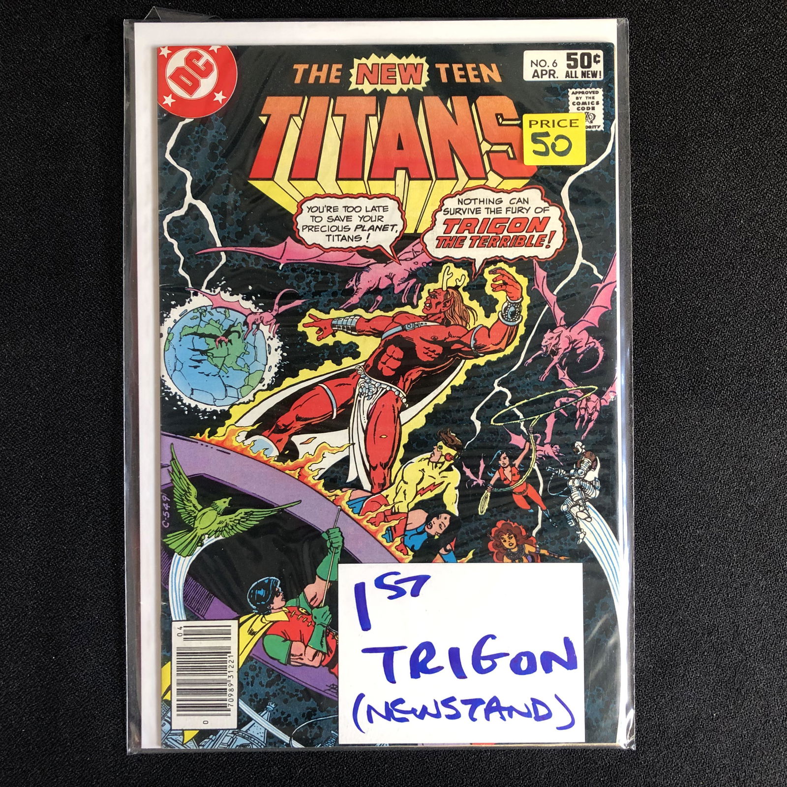 THE NEW TEEN TITANS #6 (DC COMICS) (1 of 1)