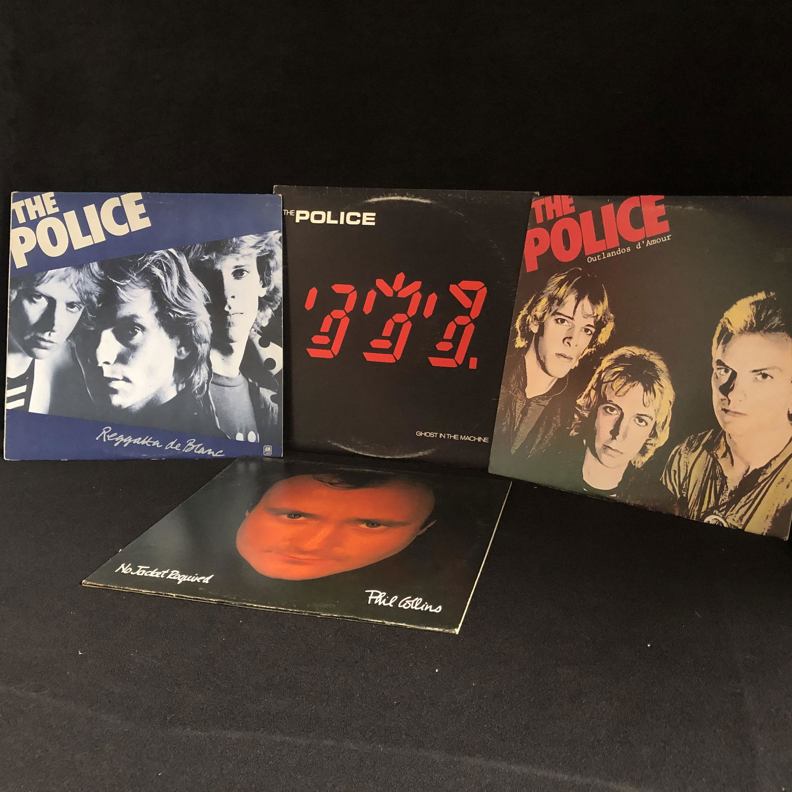 THE POLICE & PHIL COLLINS VINYL RECORD LOT (1 of 1)