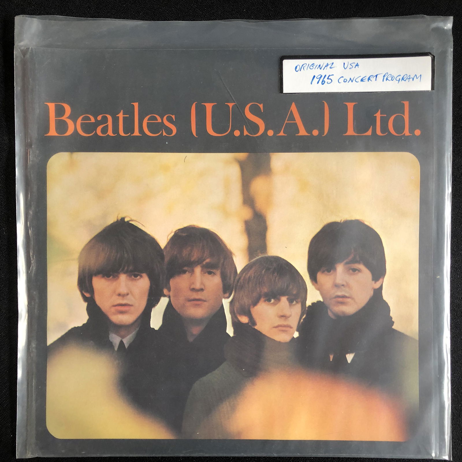 ORIGINAL 1965 THE BEATLES CONCERT PROGRAM (USA) (1 of 1)
