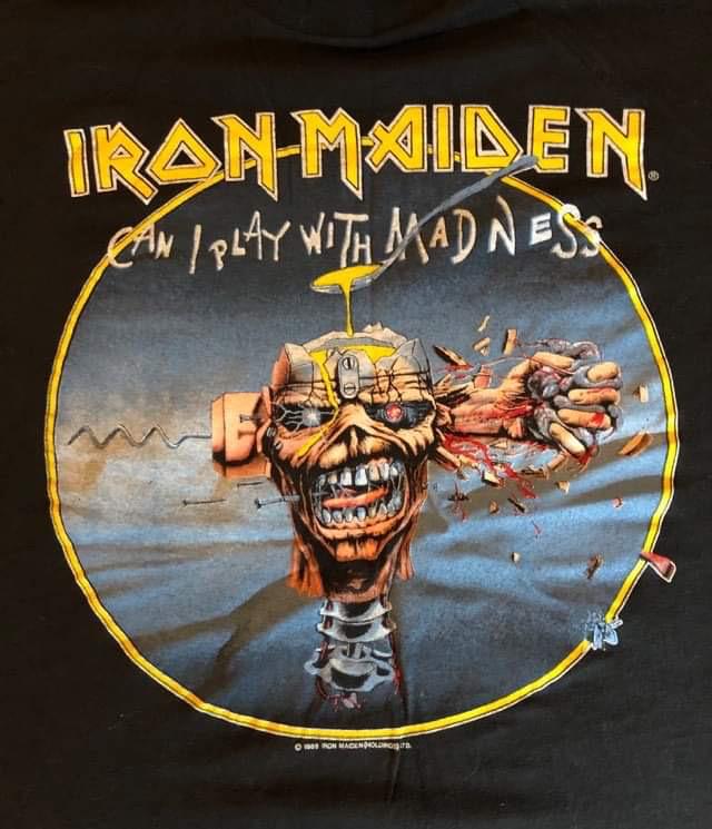 VINTAGE 1988 IRON MAIDEN "SEVENTH SON OF A SEVENTH SON" (1 of 4)