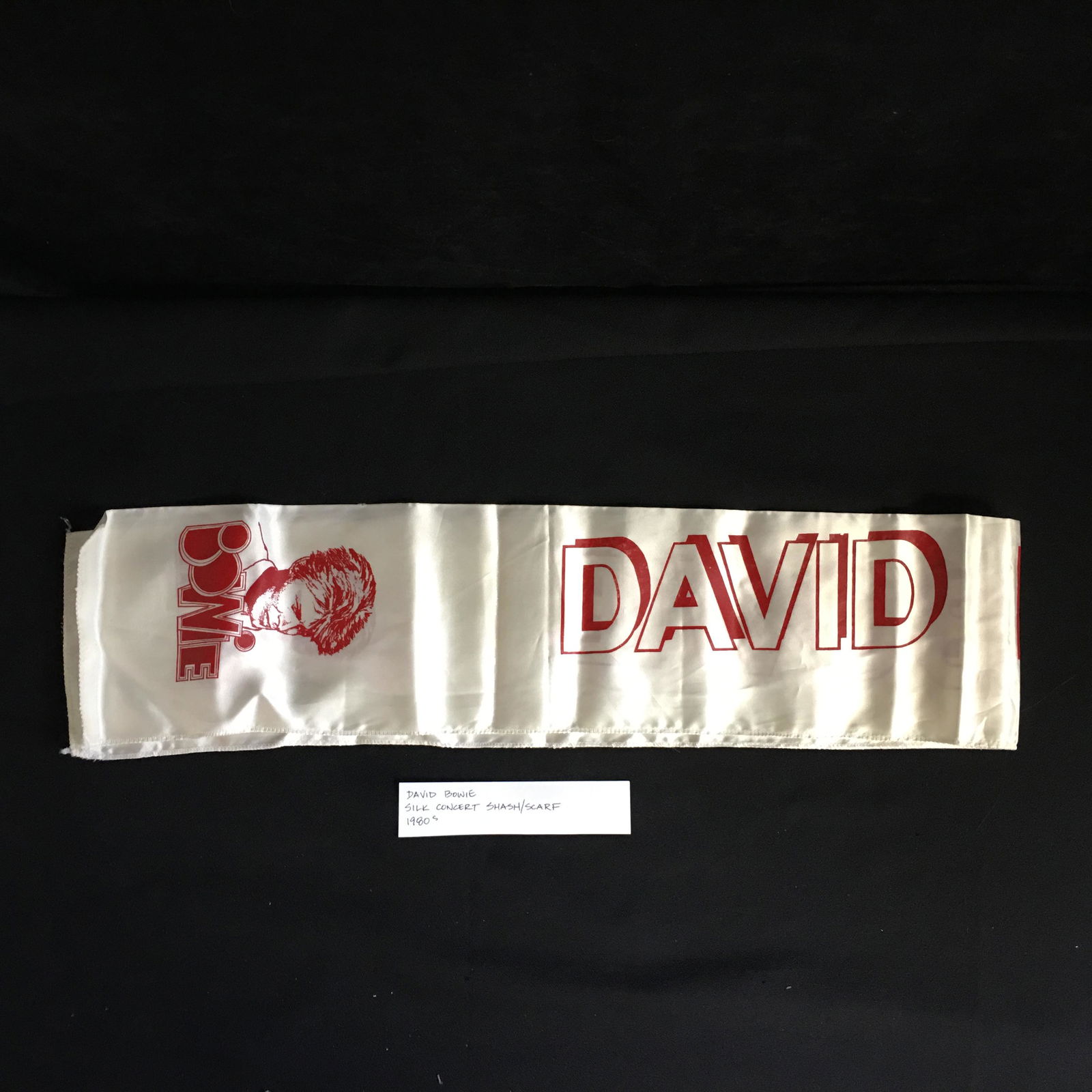 DAVID BOWIE SIL SCARF: DAVID BOWIE SIL SCARF