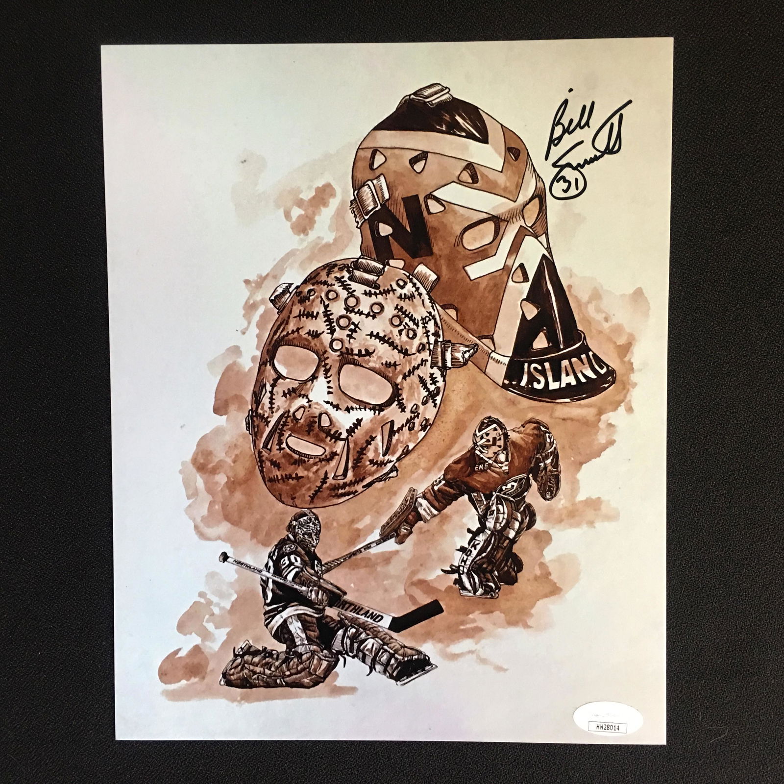 BILLY SMITH SIGNED 8 X 10 ART COLLAGE ( JSA COA) (1 of 1)