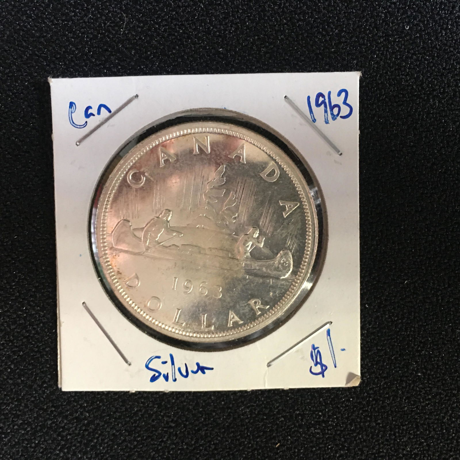 1963 CANADA SILVER DOLLAR (1 of 2)