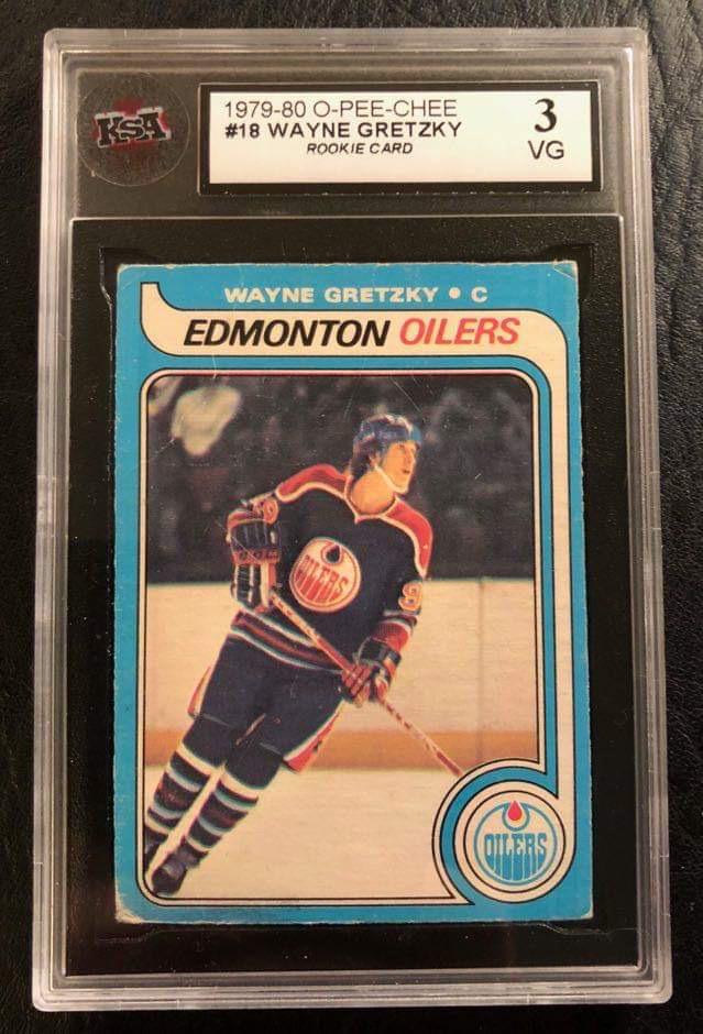 1979-80 TOPPS #18 WAYNE GRETZKY ROOKIE CARD ( KSA 3): 1979-80 TOPPS #18 WAYNE GRETZKY ROOKIE CARD ( KSA 3)