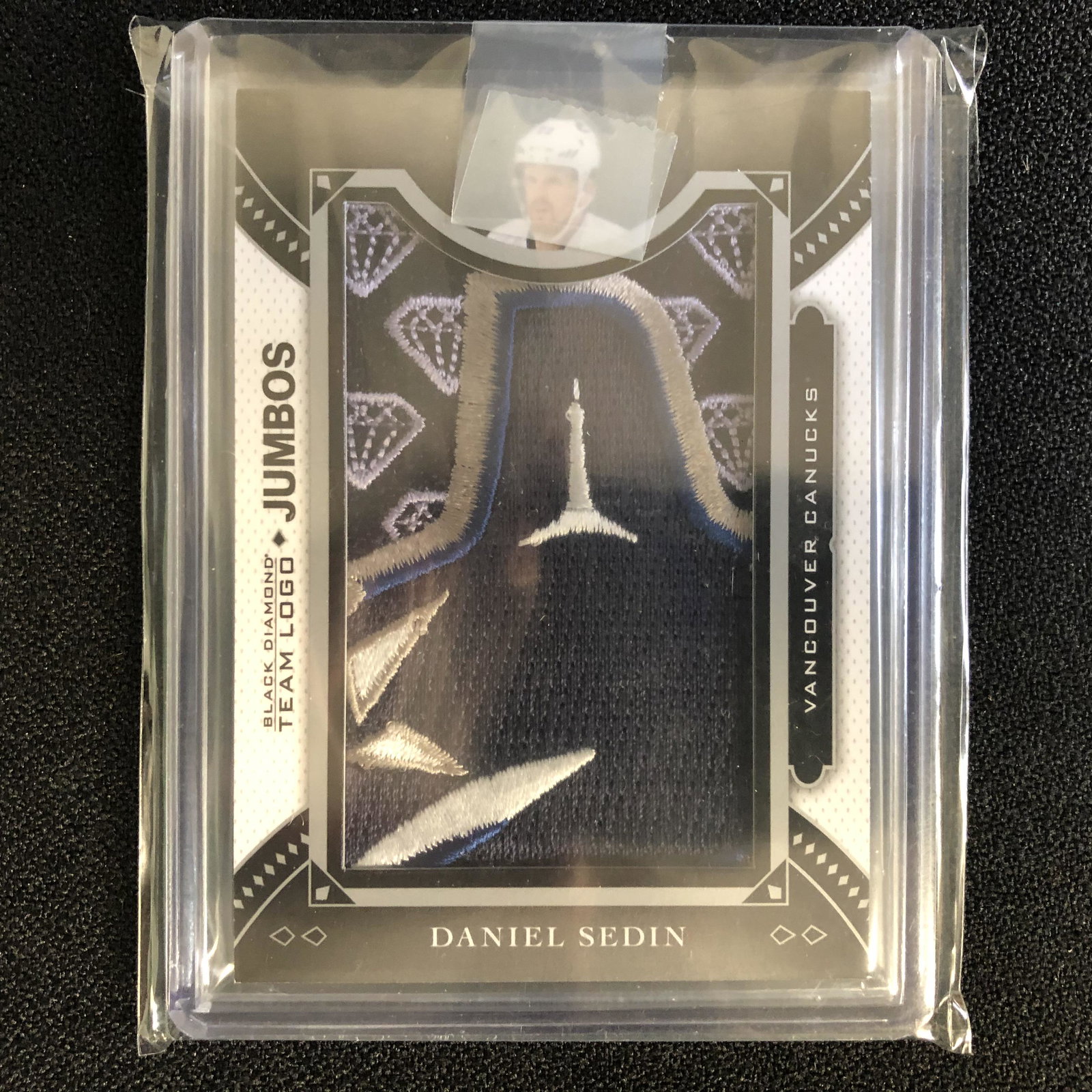 2019 UD BLACK DIAMOND JUMBO PATCH DANIEL SEDIN: 2019 UD BLACK DIAMOND JUMBO PATCH DANIEL SEDIN