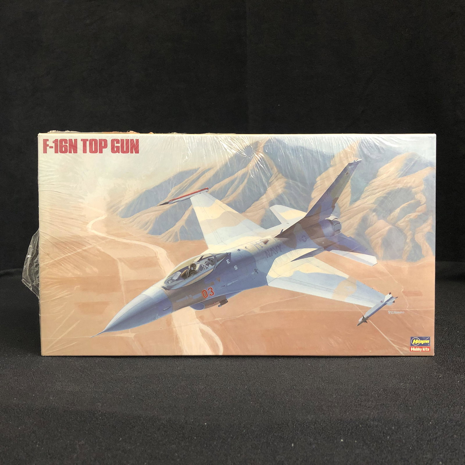 SEALED HASGAWA F-16 TOP GUN MODEL: SEALED HASGAWA F-16 TOP GUN MODEL