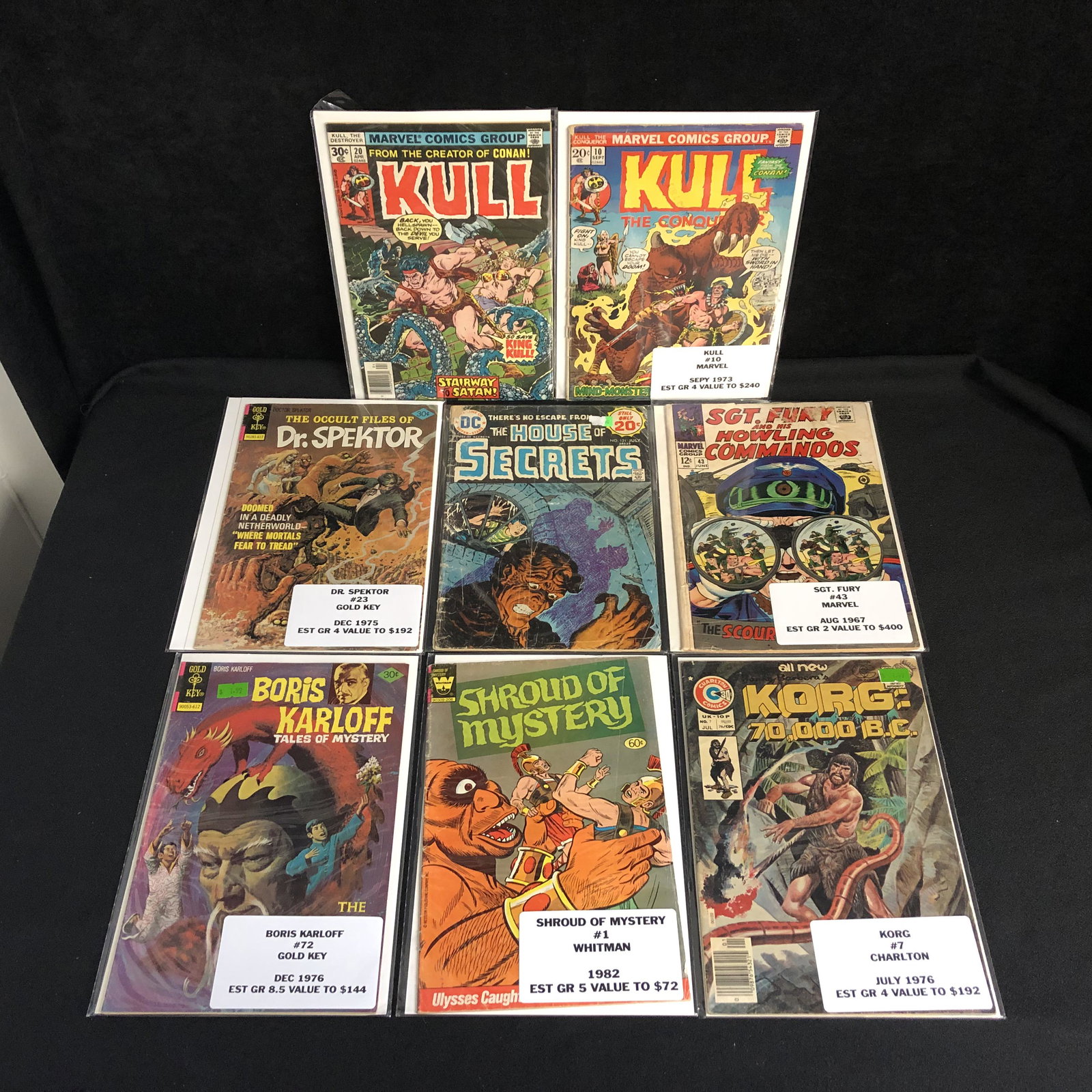 VINTAGE 1960-70s COMIC BOOK LOT: VINTAGE 1960-70s COMIC BOOK LOT