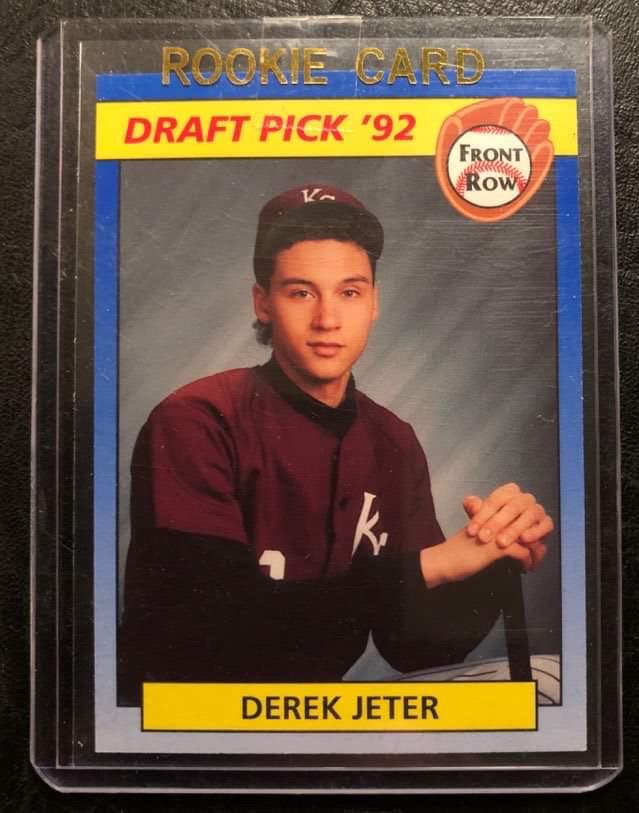 1992 FRONT ROW DEREK JETER ROOKIE CARD (1 of 2)