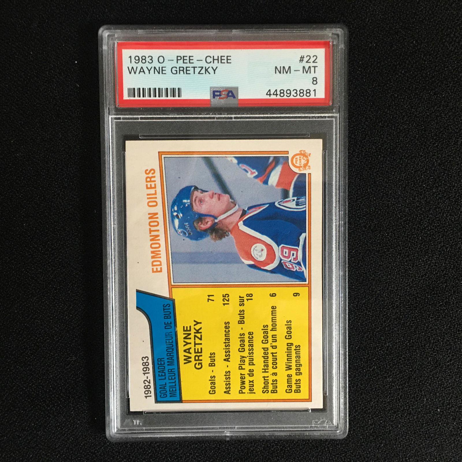 1983 OPC WAYNE GRETZKY PSA 8 (1 of 1)