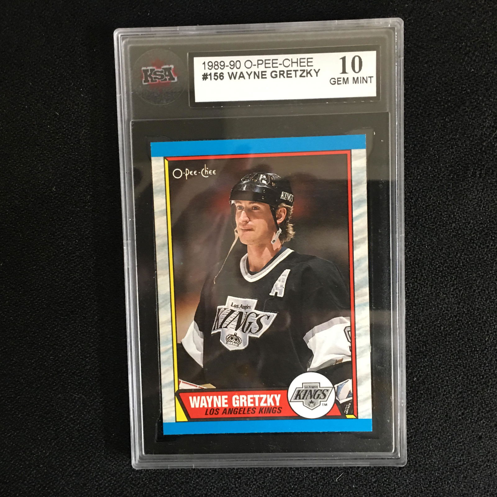 1989-90 O-PEE-CHEE #156 WAYNE GRETZKY (10 GEM MINT) (1 of 1)