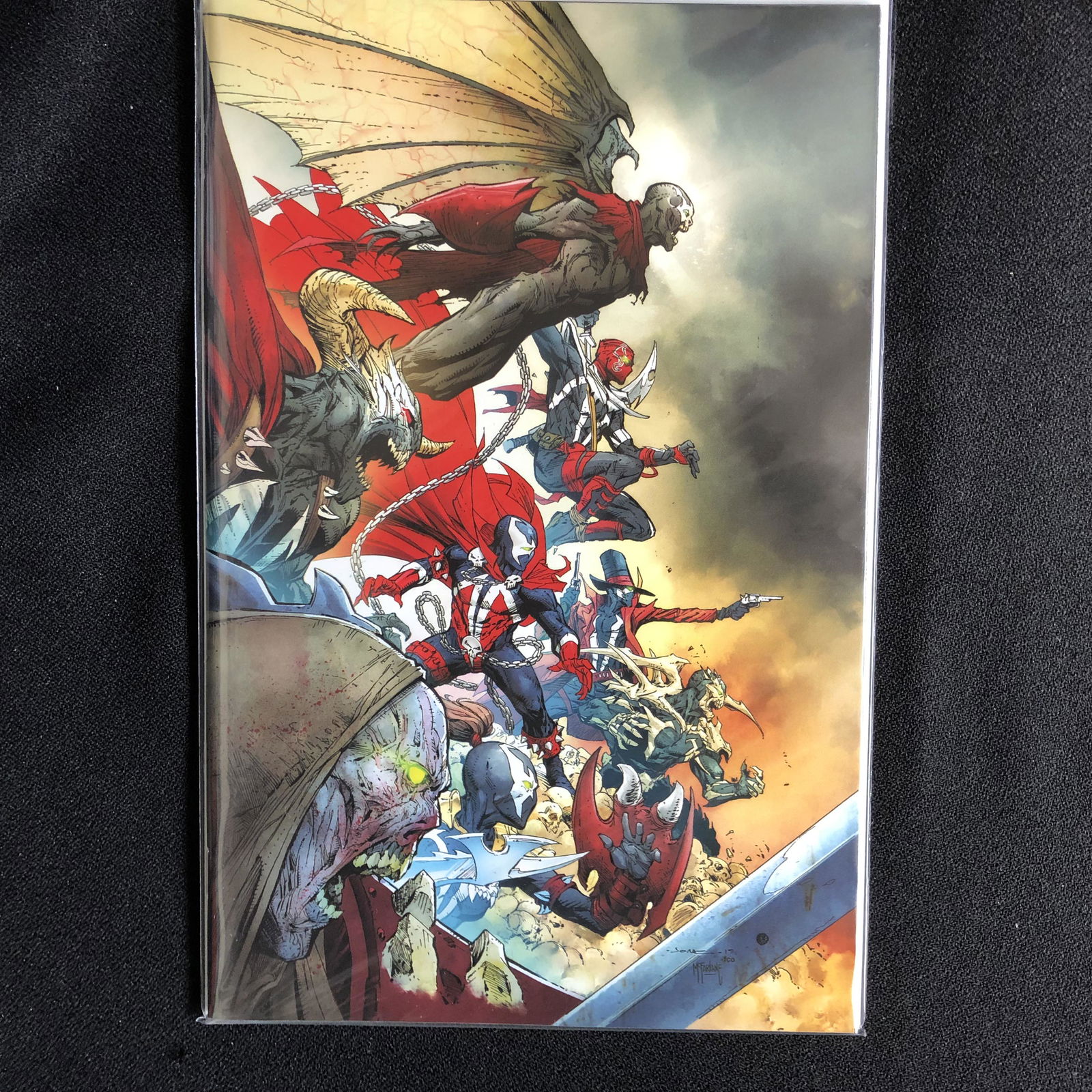 Spawn 300 Jerome Opena Virgin Variant Cover O Todd (1 of 1)