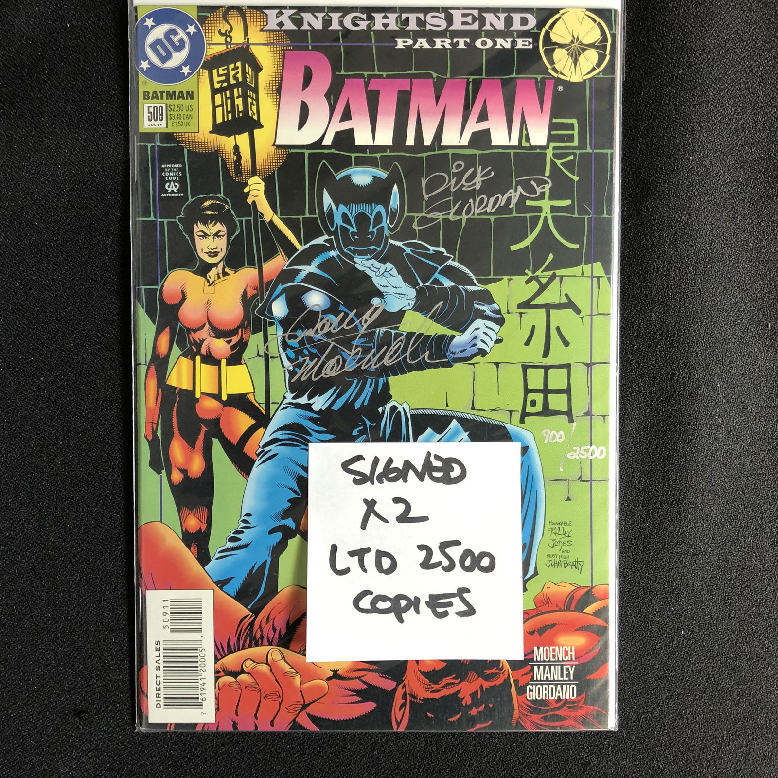 LTD. EDITION DC BATMAN NIGHTS END NO. 1 SIGNED (1 of 3)