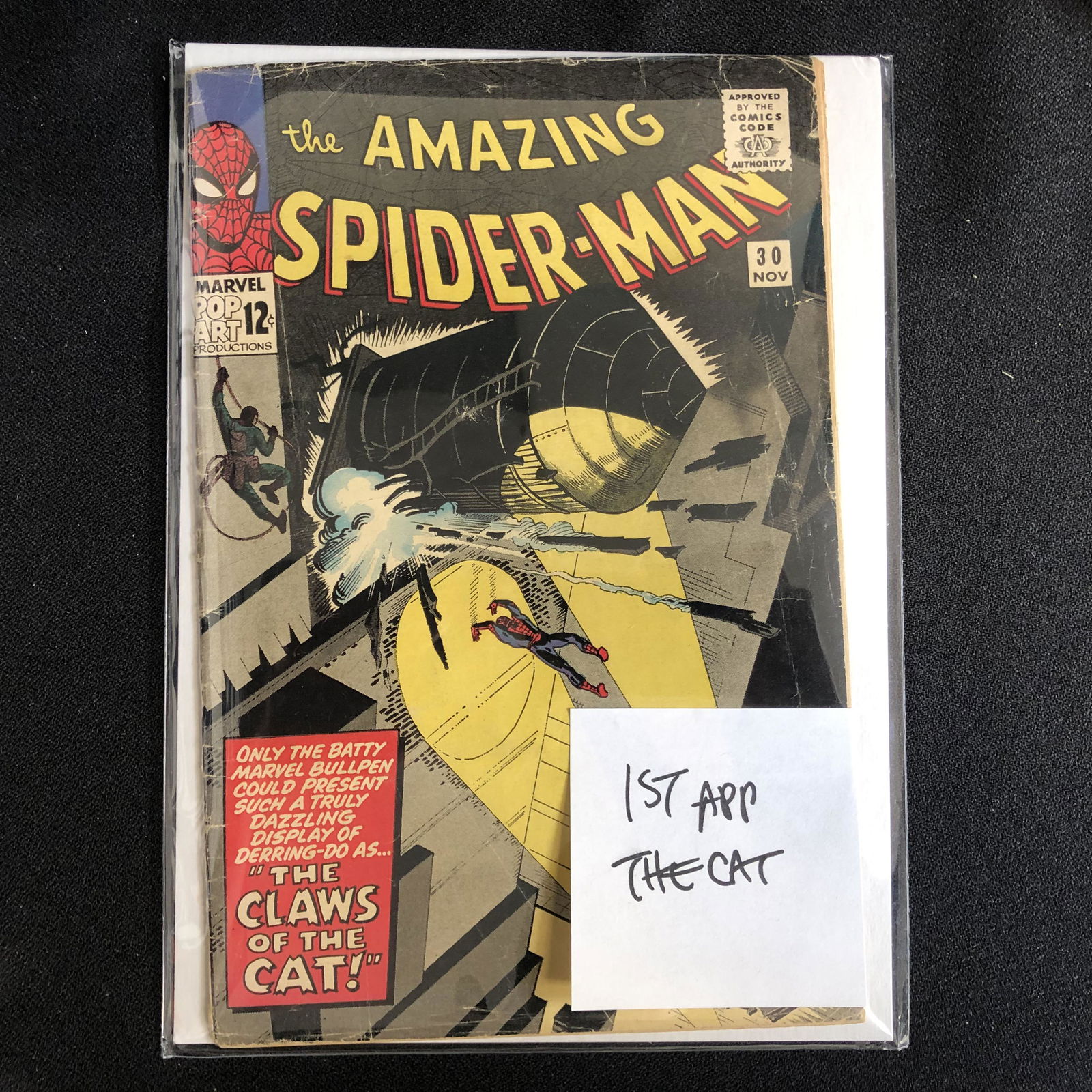 THE AMAZING SPIDER-MAN NO. 30 ( FIRST APP. BLACK CAT) (1 of 1)