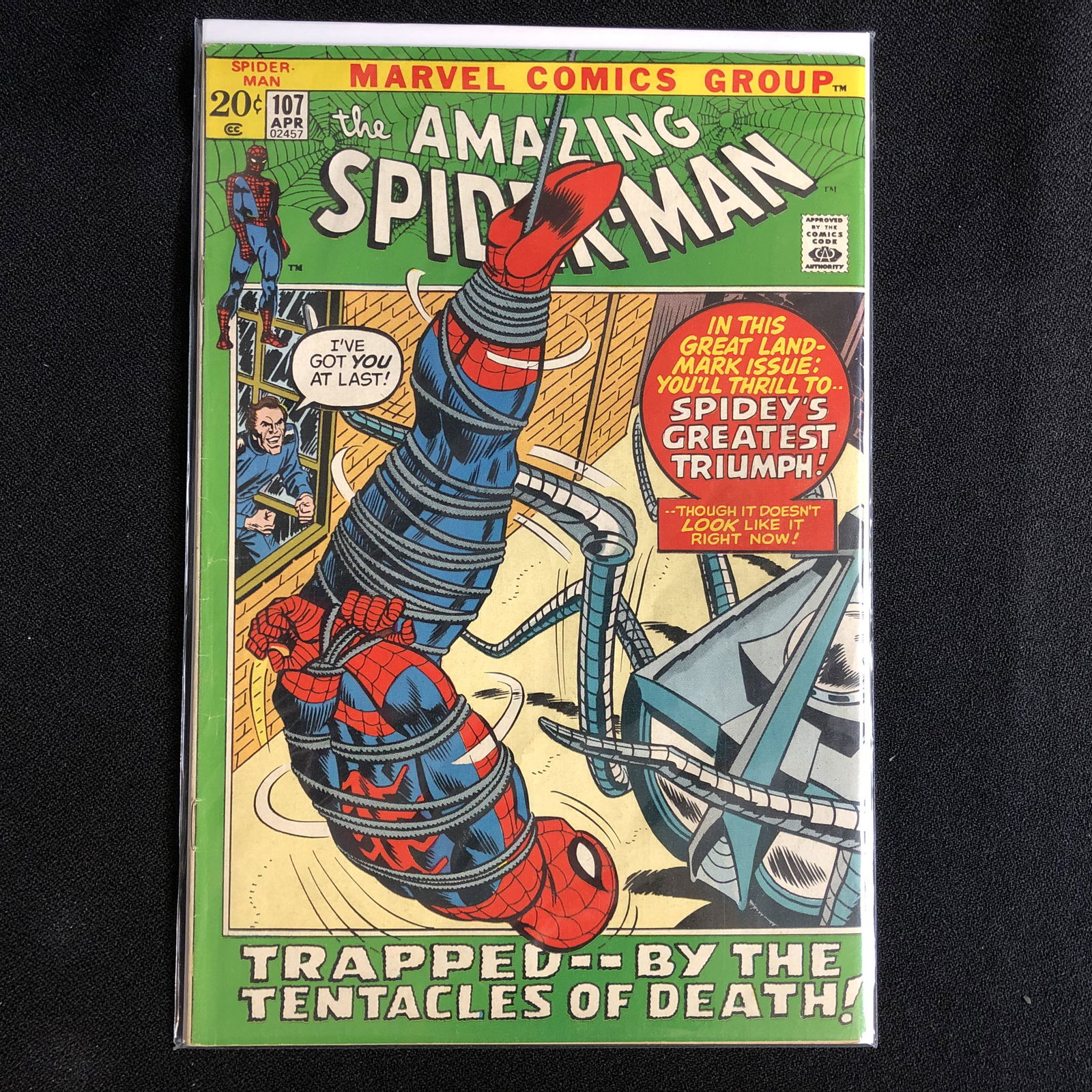 THE AMAZING SPIDER-MAN #107 (MARVEL COMICS) (1 of 1)