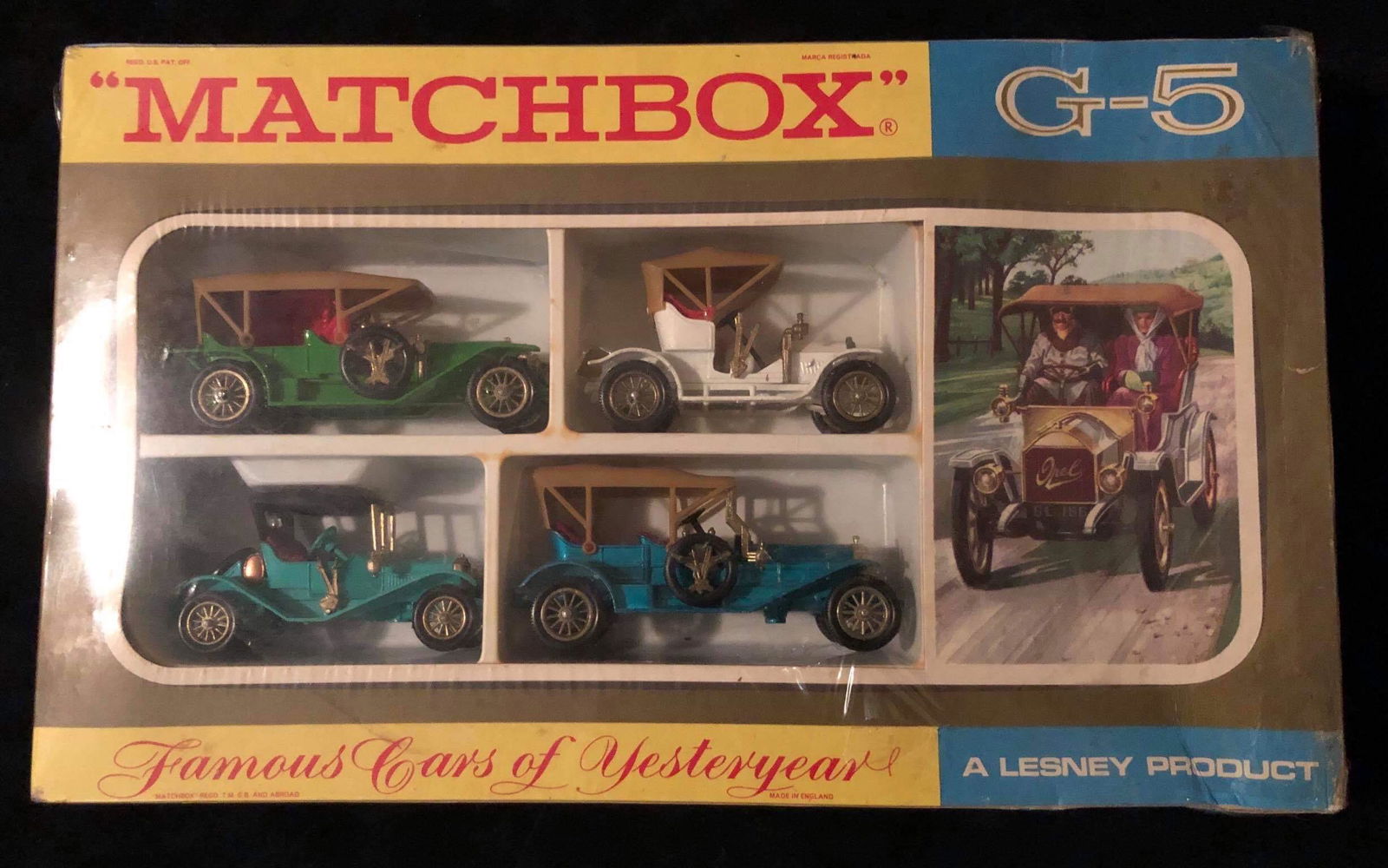 Matchbox G5 Famous Cars Of Yesteryear Gift Set