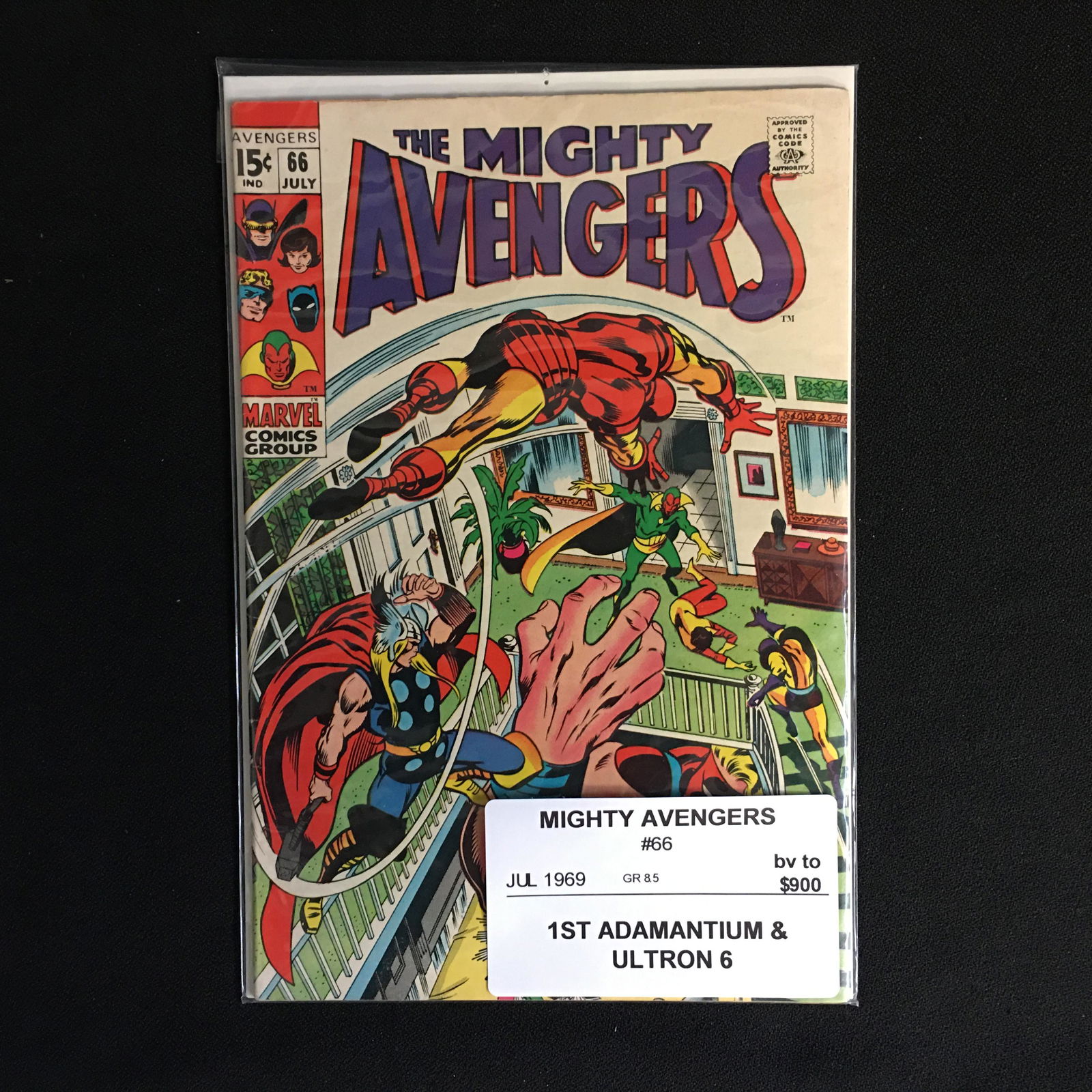 MIGHTY AVENGERS #66 (MARVEL COMICS) 1969 (1 of 1)