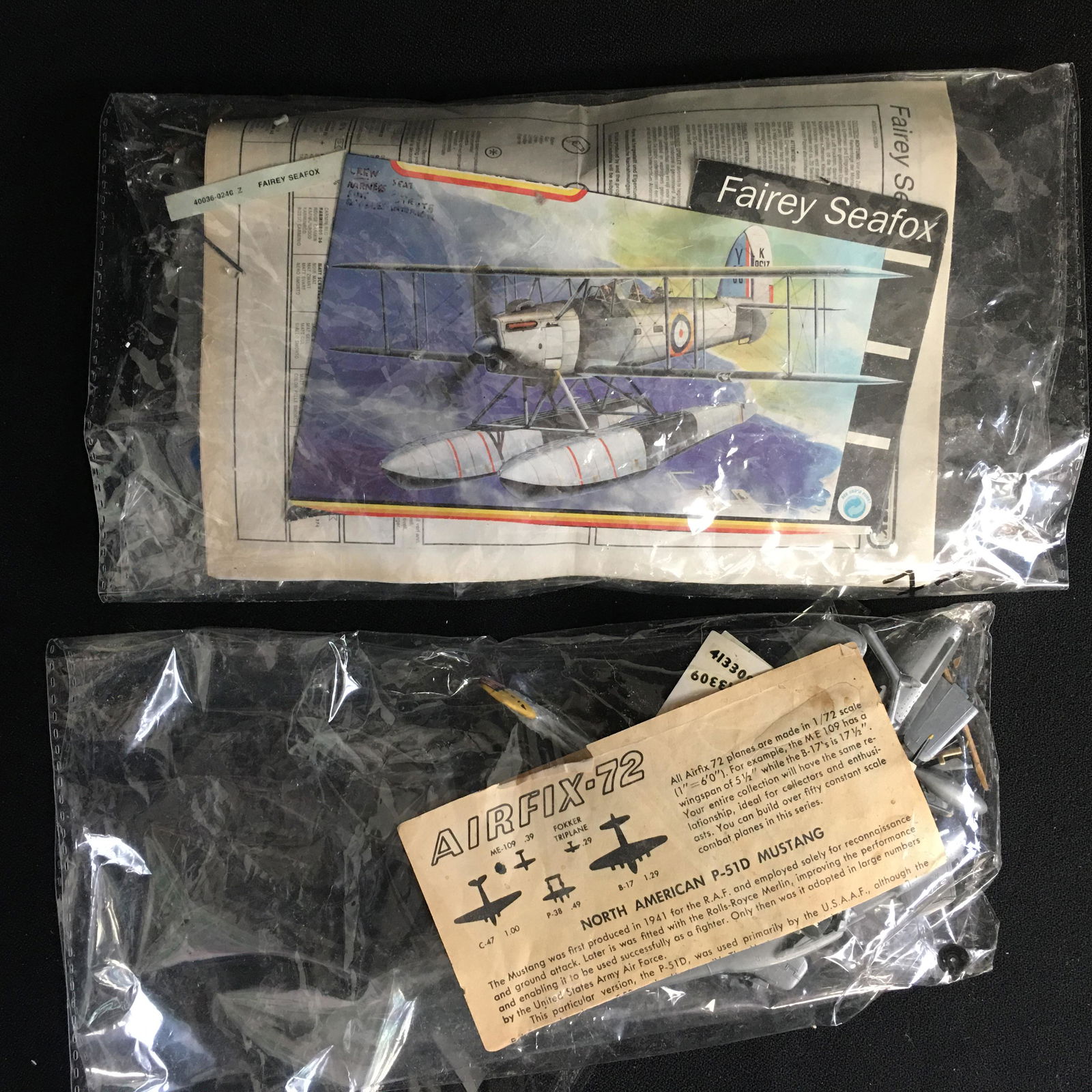 UN BUILT PLANE MODEL KITS (1 of 2)