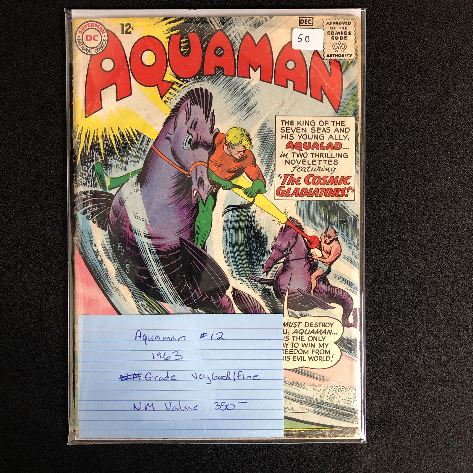 AQUAMAN #12 (DC COMICS) 1963 (1 of 1)