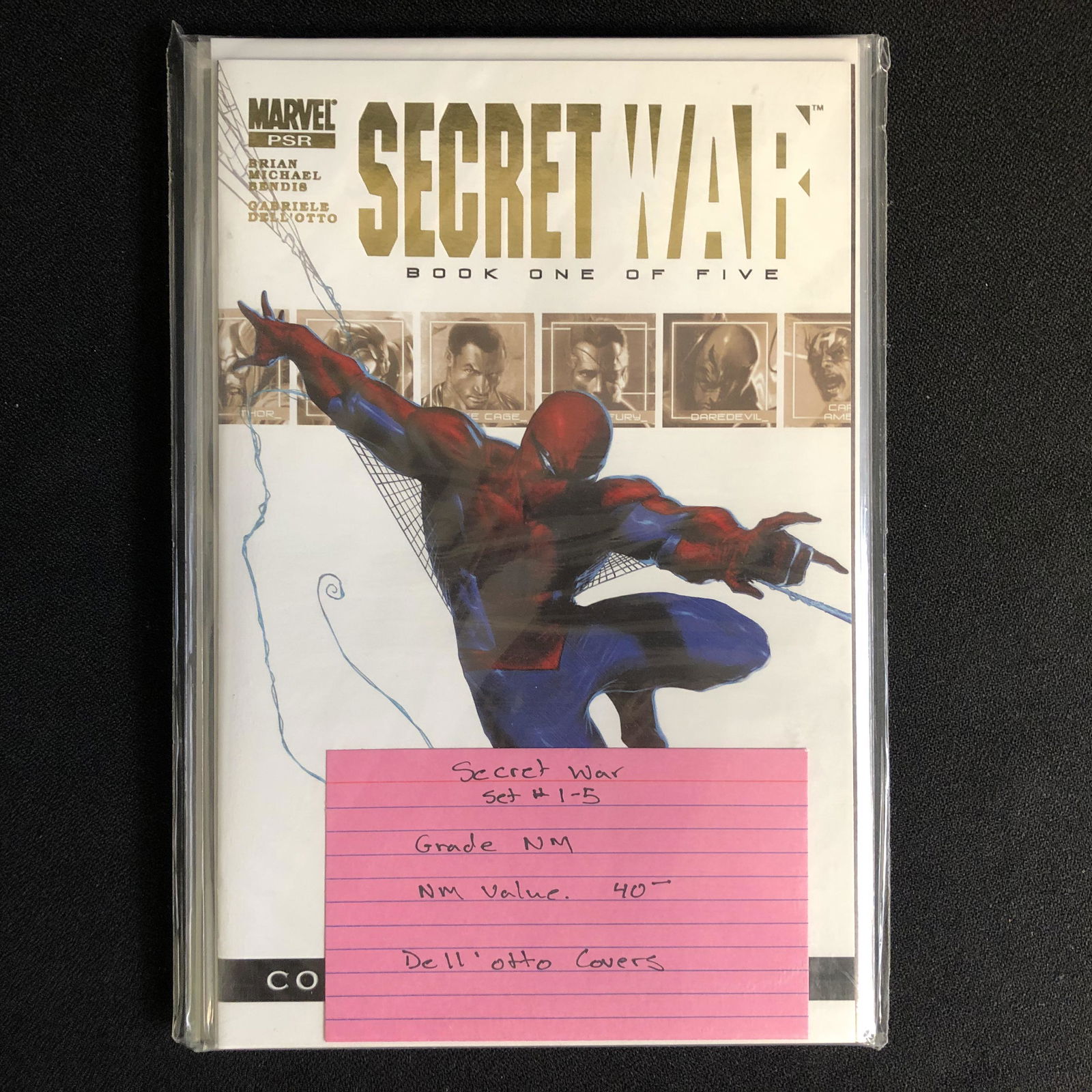 SECRET WAR #1-5 SET (MARVEL COMICS) (1 of 2)