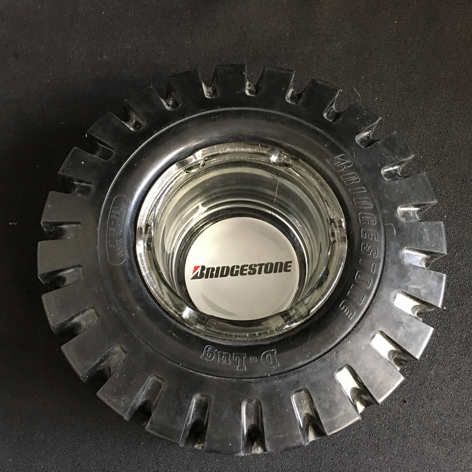 VINTAGE LARGE BRIDGESTONE ASHTRAY: VINTAGE LARGE BRIDGESTONE ASHTRAY
