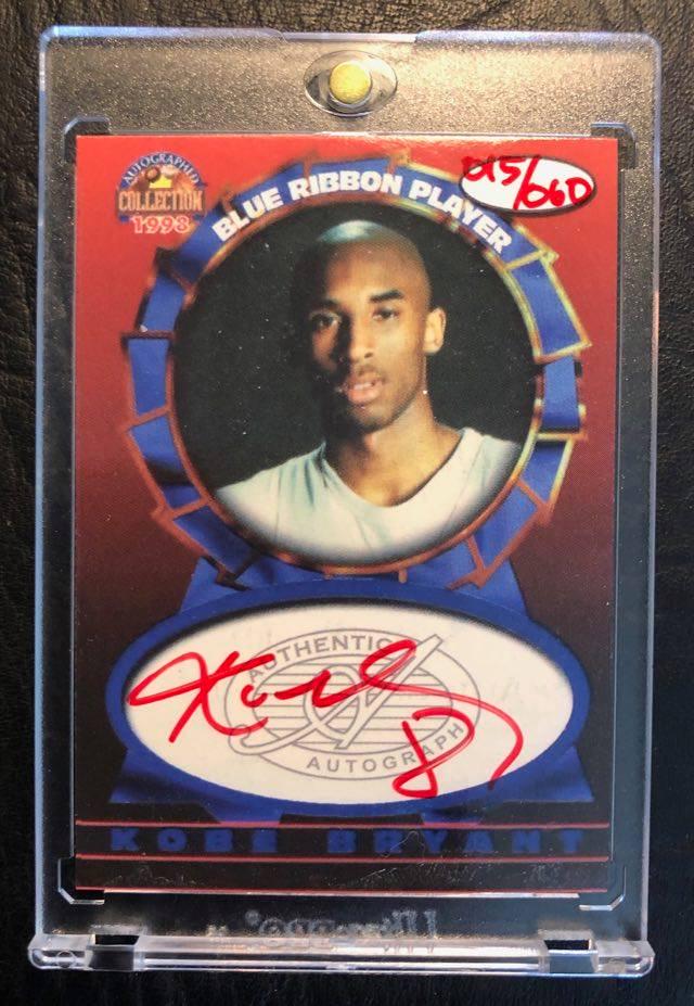 LTD EDITION KOBE BRYANT SIGNED 1998 SCORE AUTOGRAPHED C (1 of 3)