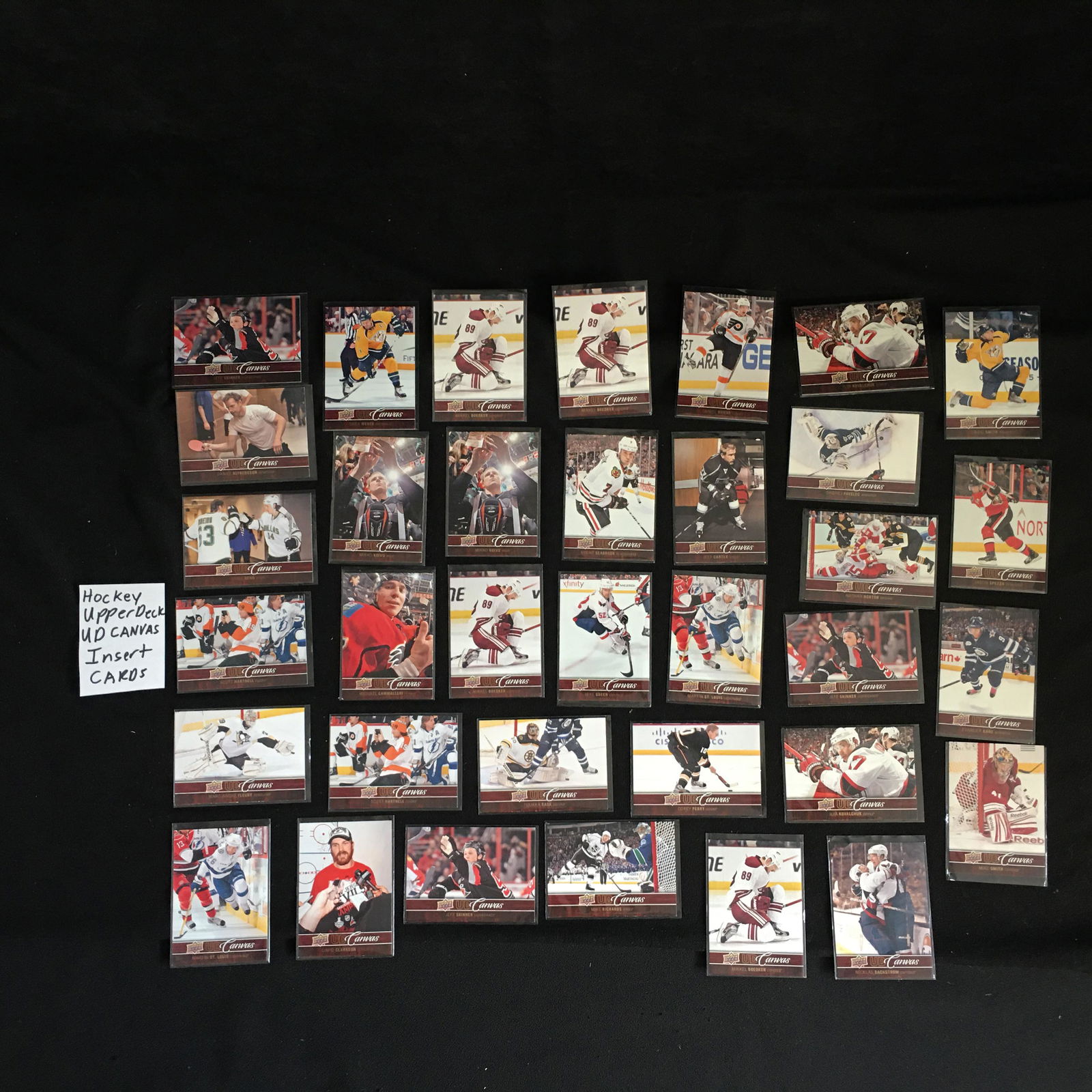 UPPER DECK CANVAS INSERT CARDS LOT (1 of 1)