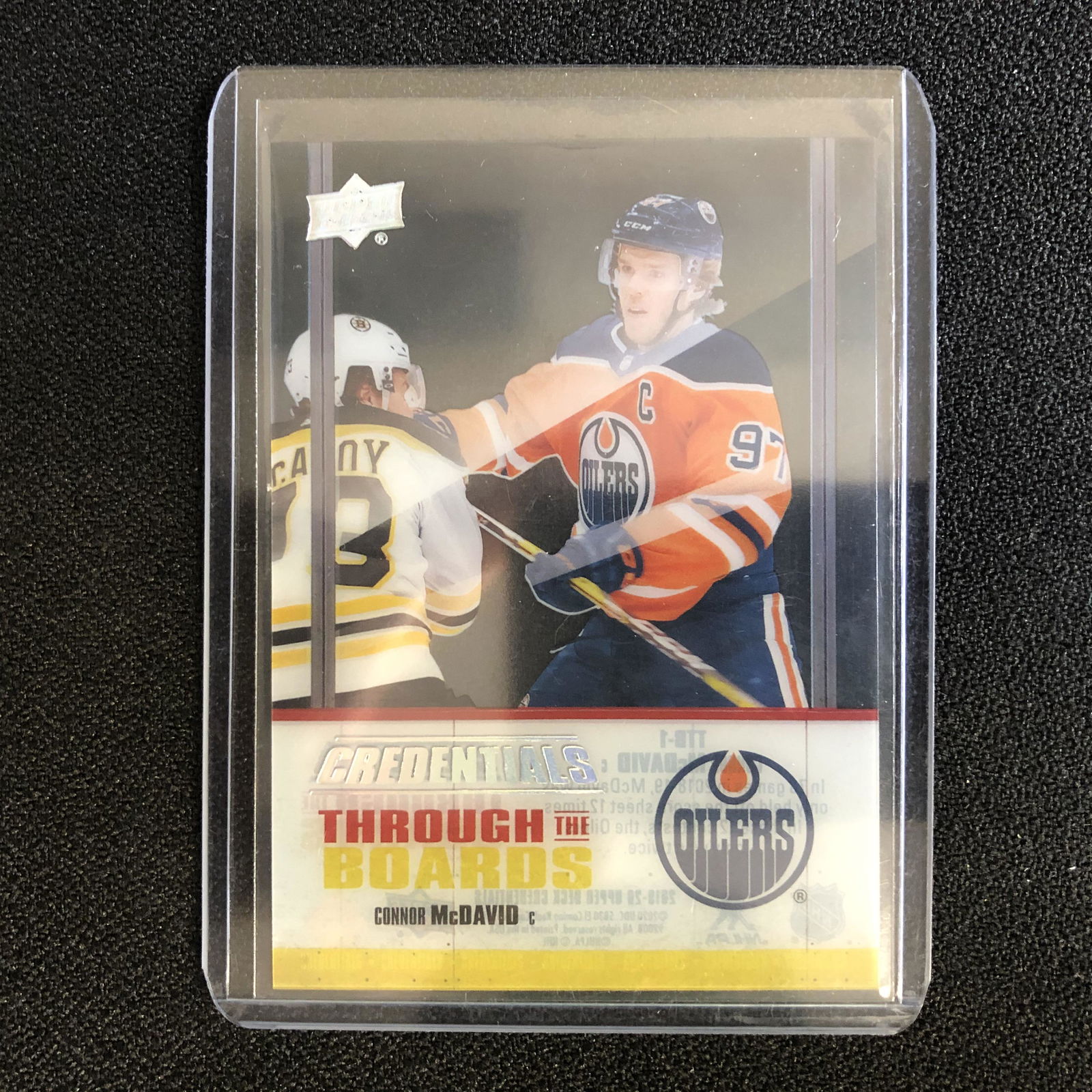 2019/20 UD CREDENTIALS CONNER MCDAVID (1 of 1)