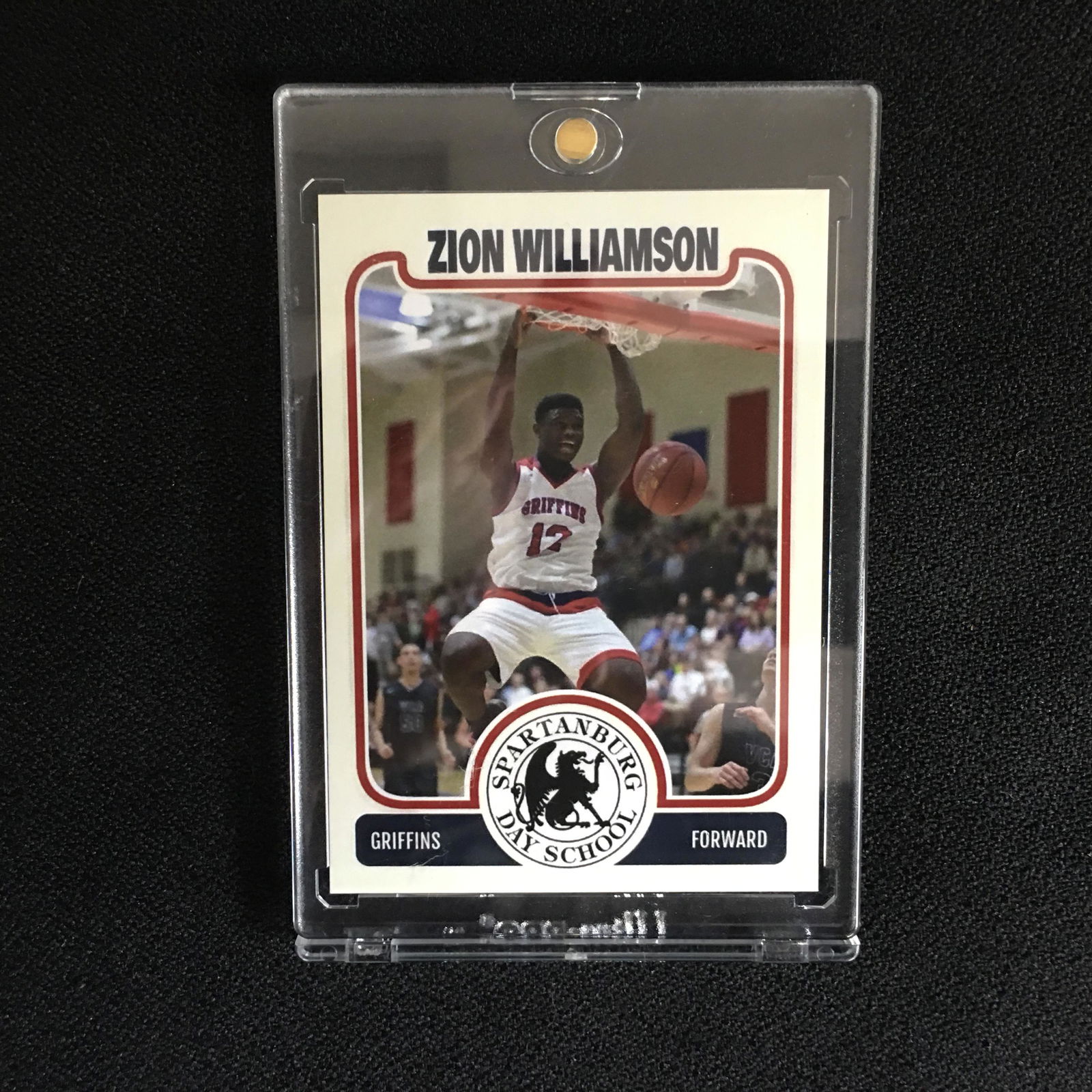 Zion Williamson Rookie Card Spartanburg Day Griffins (1 of 2)