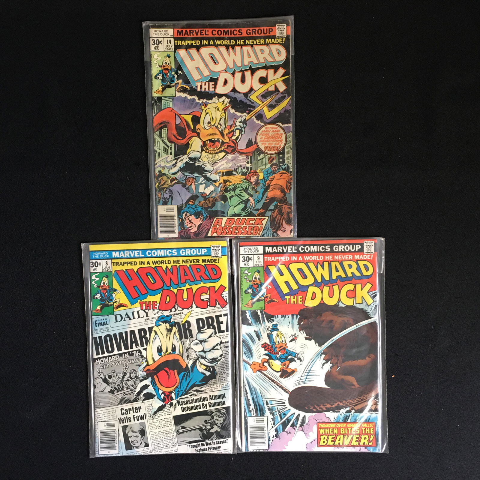 HOWARD THE DUCK BRONZE AGE COMIC BOOK LOT (1 of 1)