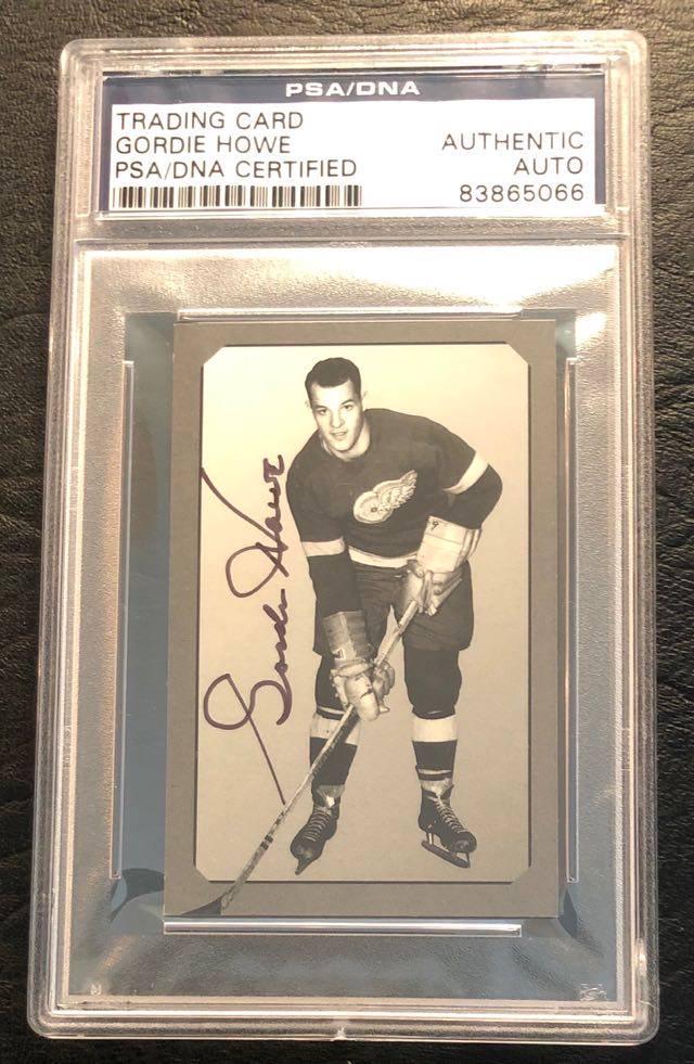 WAYNE GRETZKY SIGNED TRADING CARD PSA COA (1 of 2)