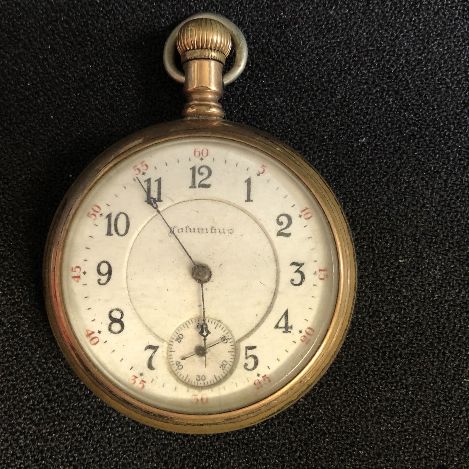 1800S Columbus Watch Company 17 JEWEL OPEN FACE POCKET (1 of 3)