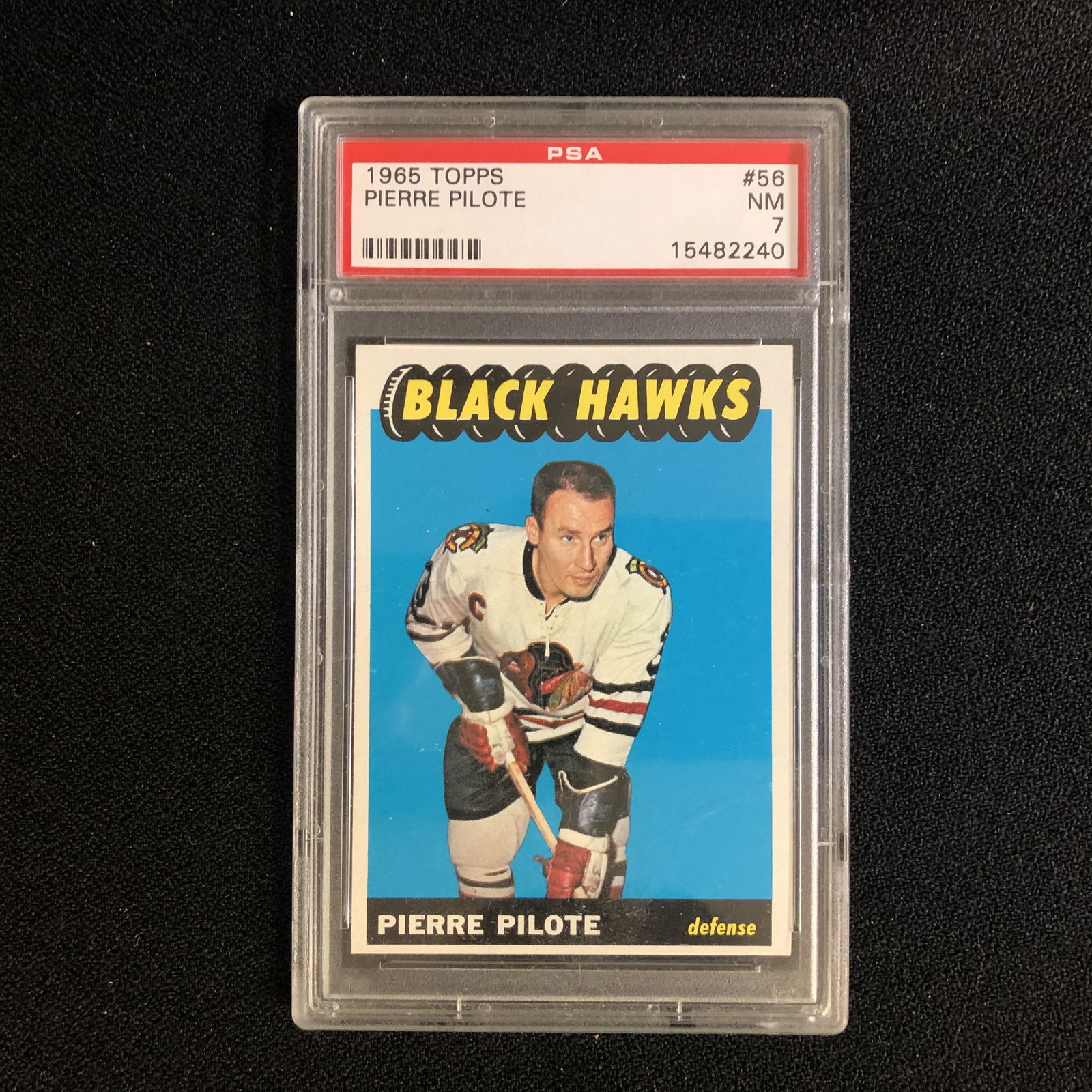 1965 TOPPS PIERRE PILOTE PSA 7 (1 of 2)