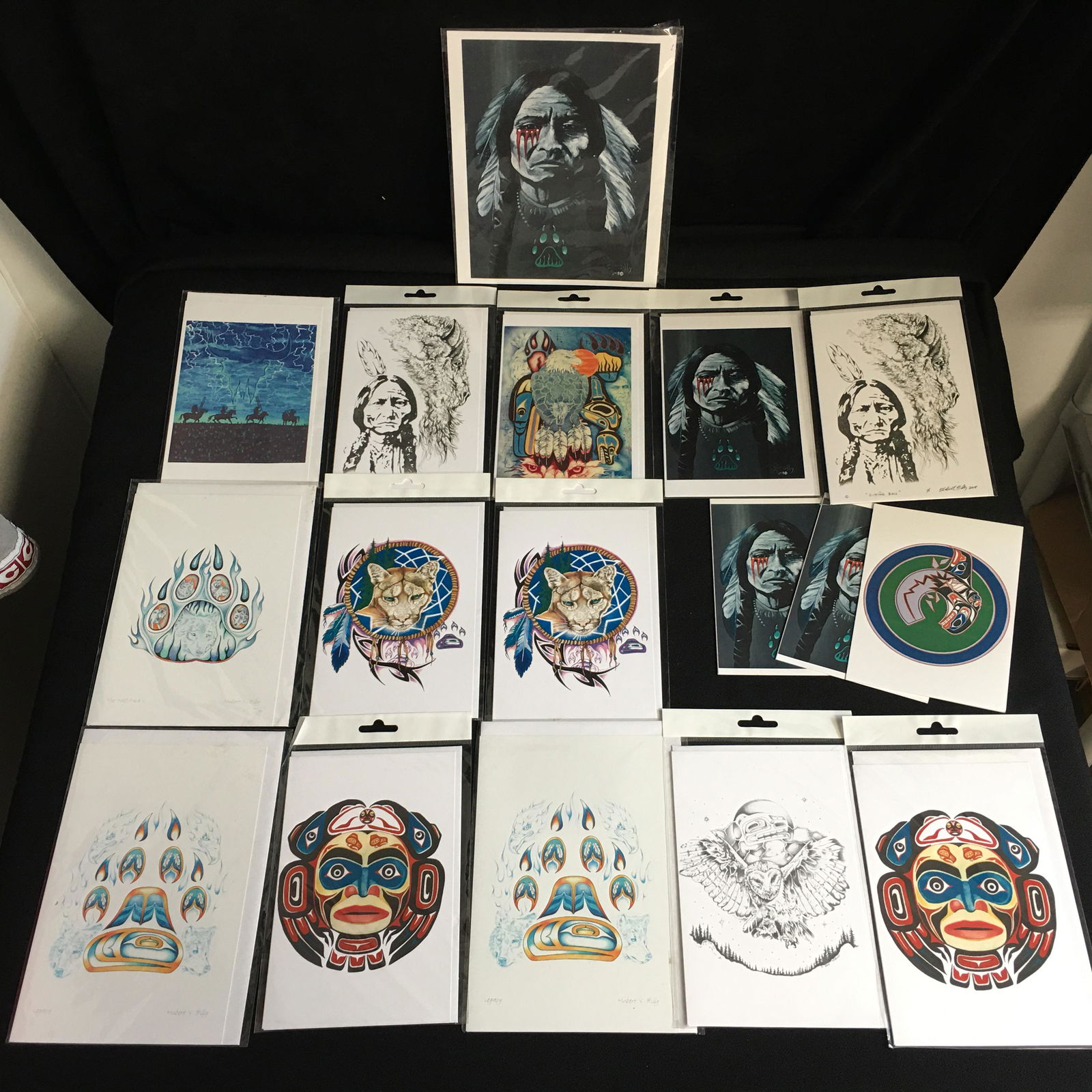 NATIVE ART PRINTS LOT (1 of 1)