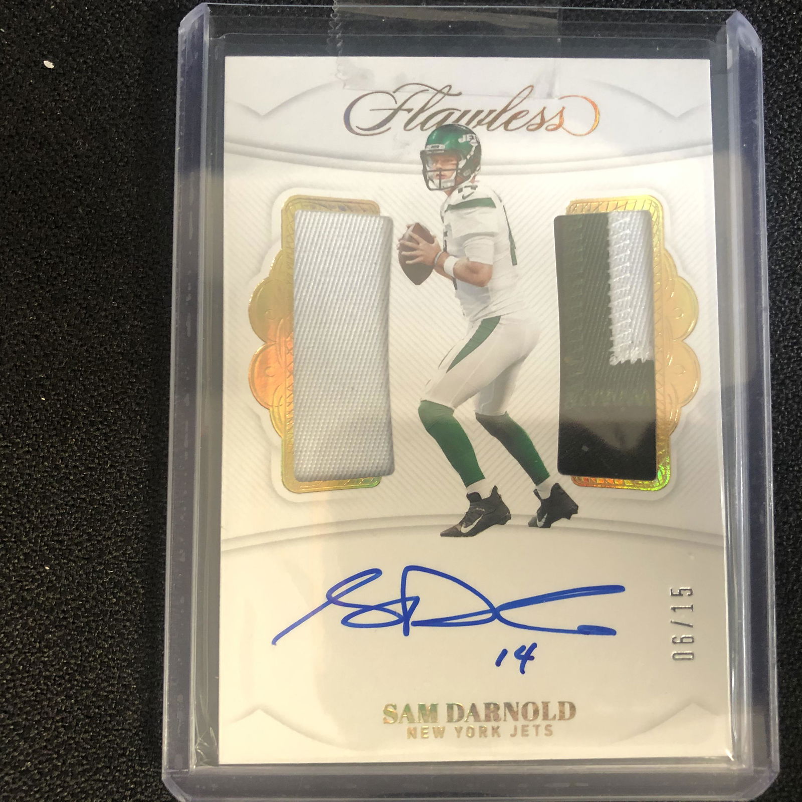 2019 PANINI FLAWLESS AUTO RELIC CARD SAM DARNOLD 6/15 (1 of 2)