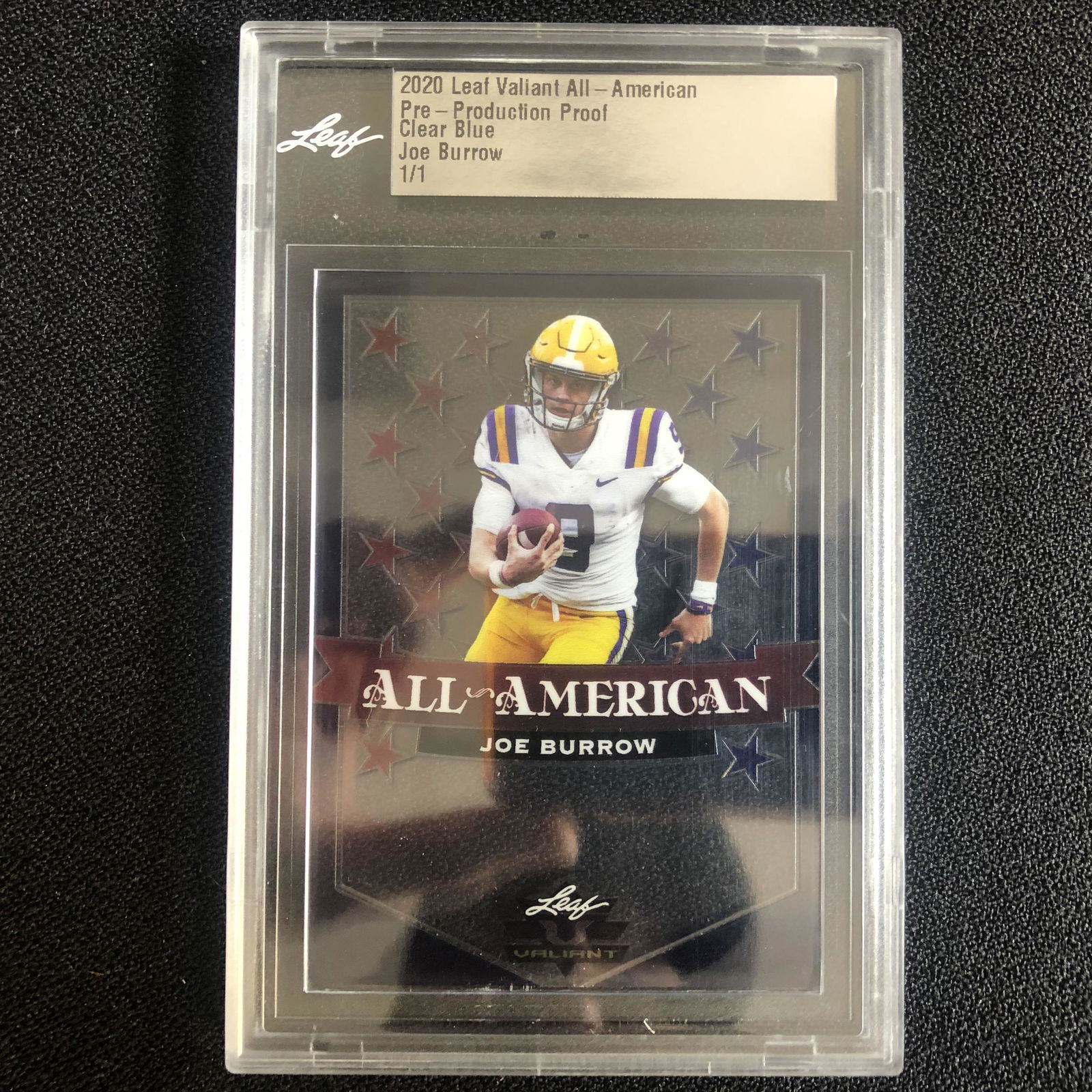 2020 LEAF VALIENT ALL AMERICAN PRE PRODUCTION PROOF JOE (1 of 2)