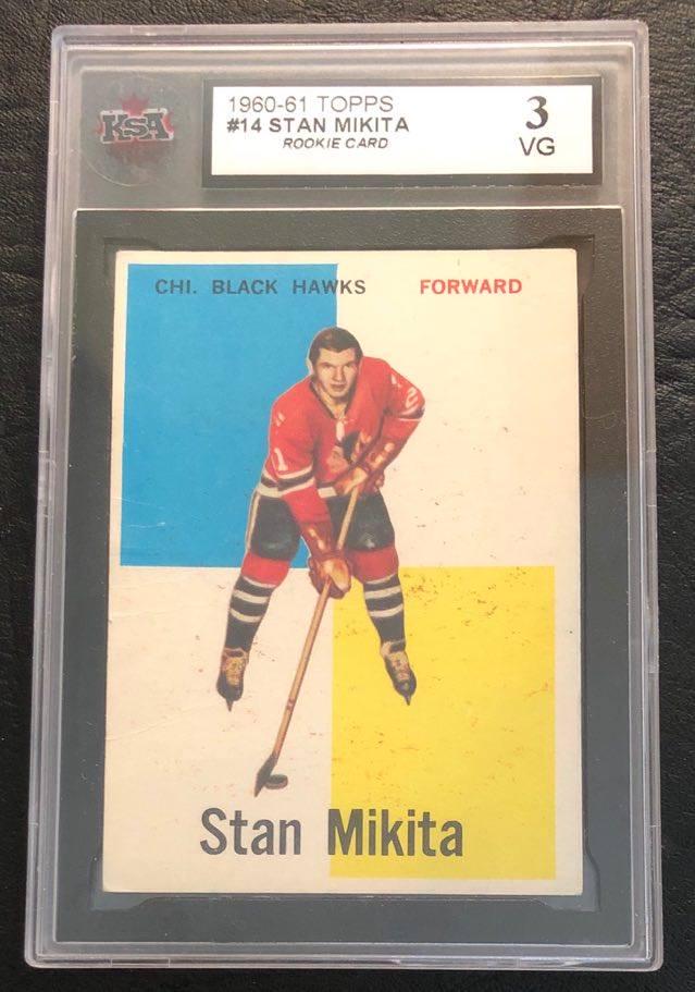 1960 TOPPS STAN MAKITA ROOKIE CARD ( KSA 3) (1 of 2)