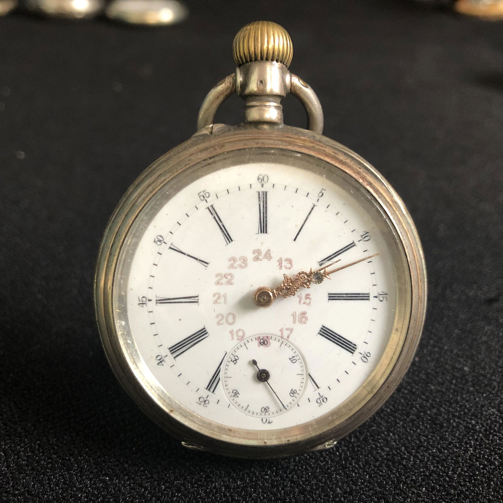 SUPER RARE FRENCH ANCAE SOLID SILVER AND GOLD HANDS (1 of 4)