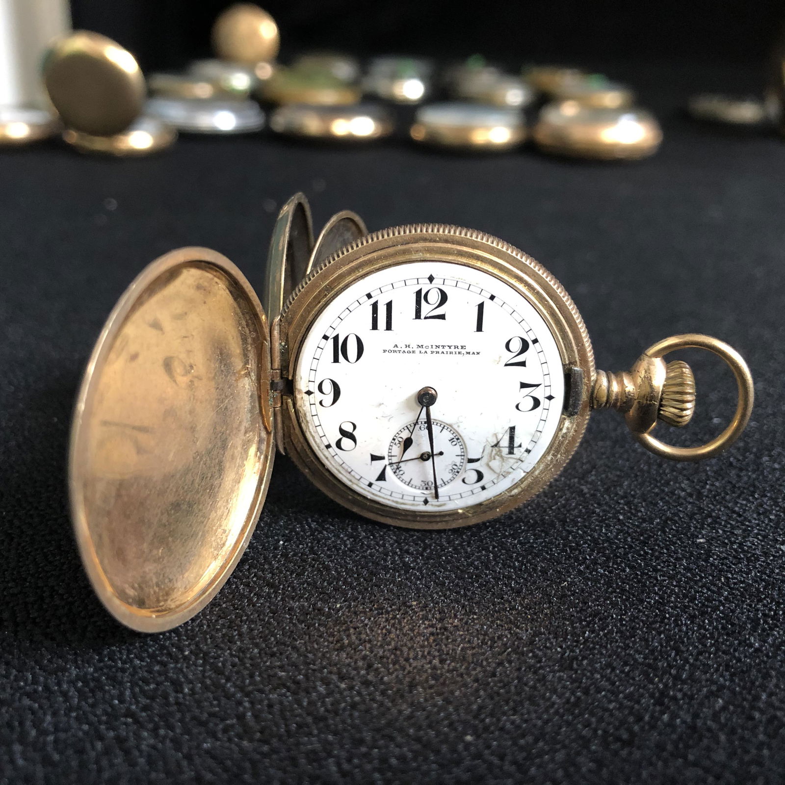 A.H.McINTYRE TRIPLE DOOR SIDE WINDER HUNTER POCKET (1 of 5)