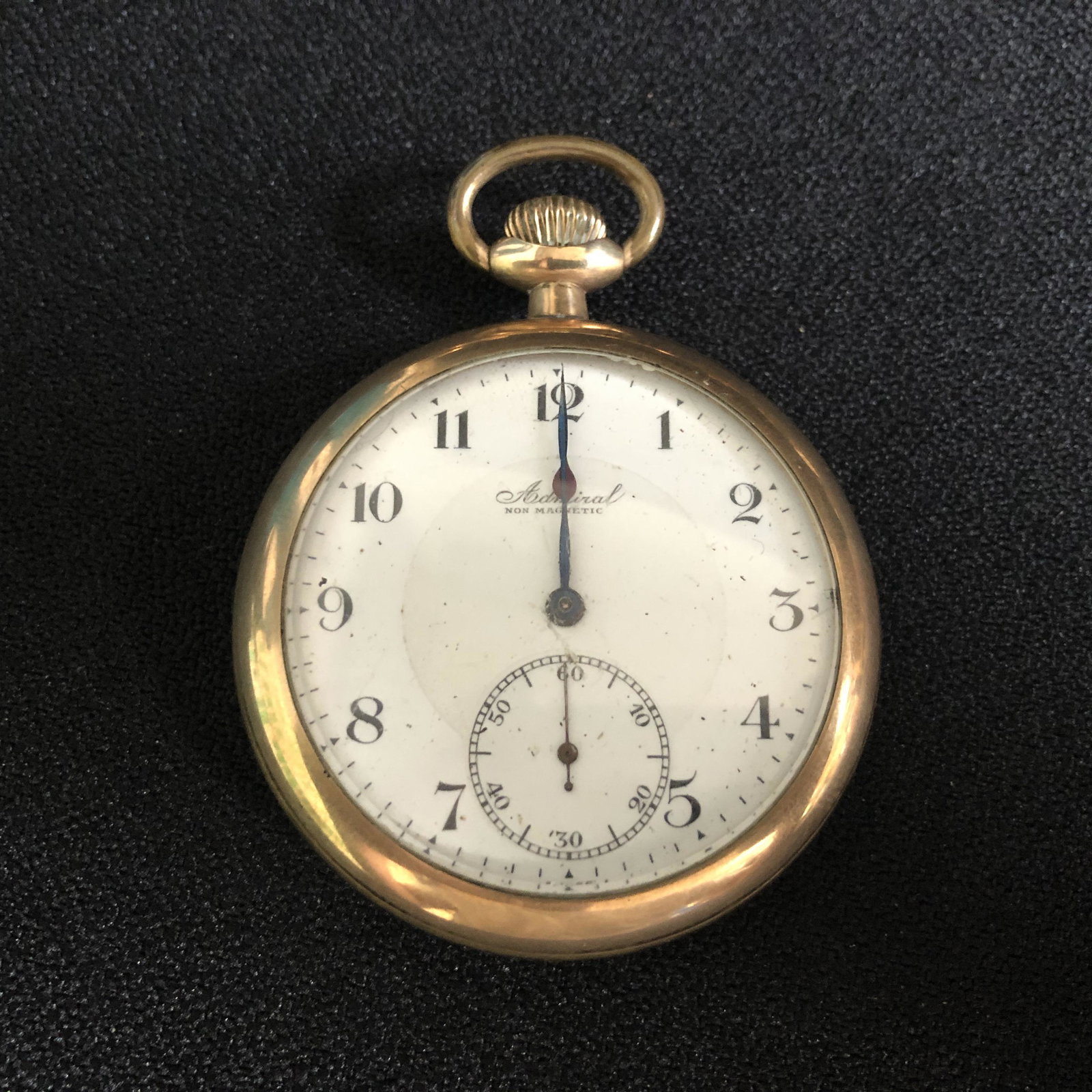 TACY ADMIRAL OPEN FACE POCKET WATCH: TACY ADMIRAL OPEN FACE POCKET WATCH